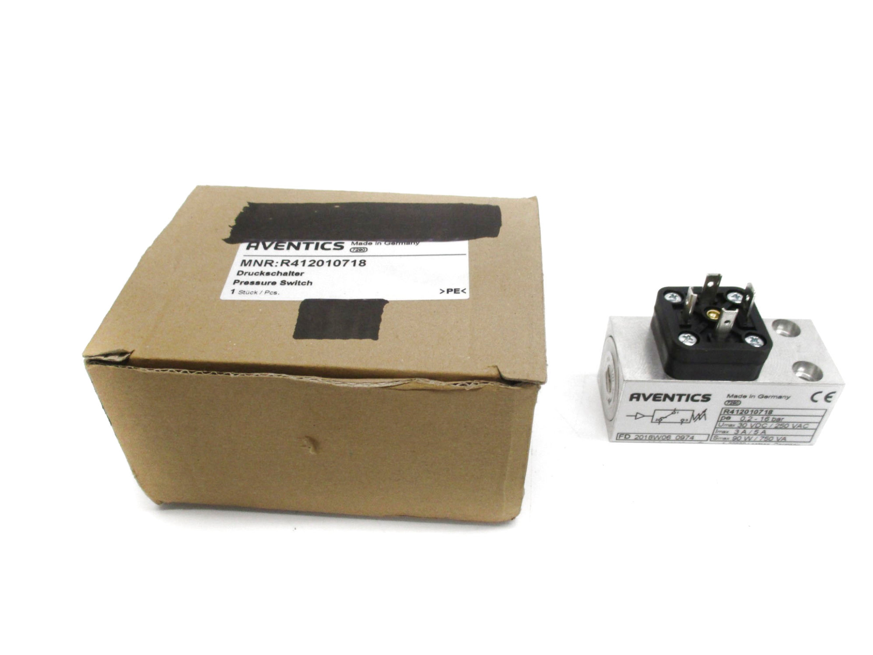 AVENTICS R412010718 250VAC 5A 0,2-16BAR NSMP