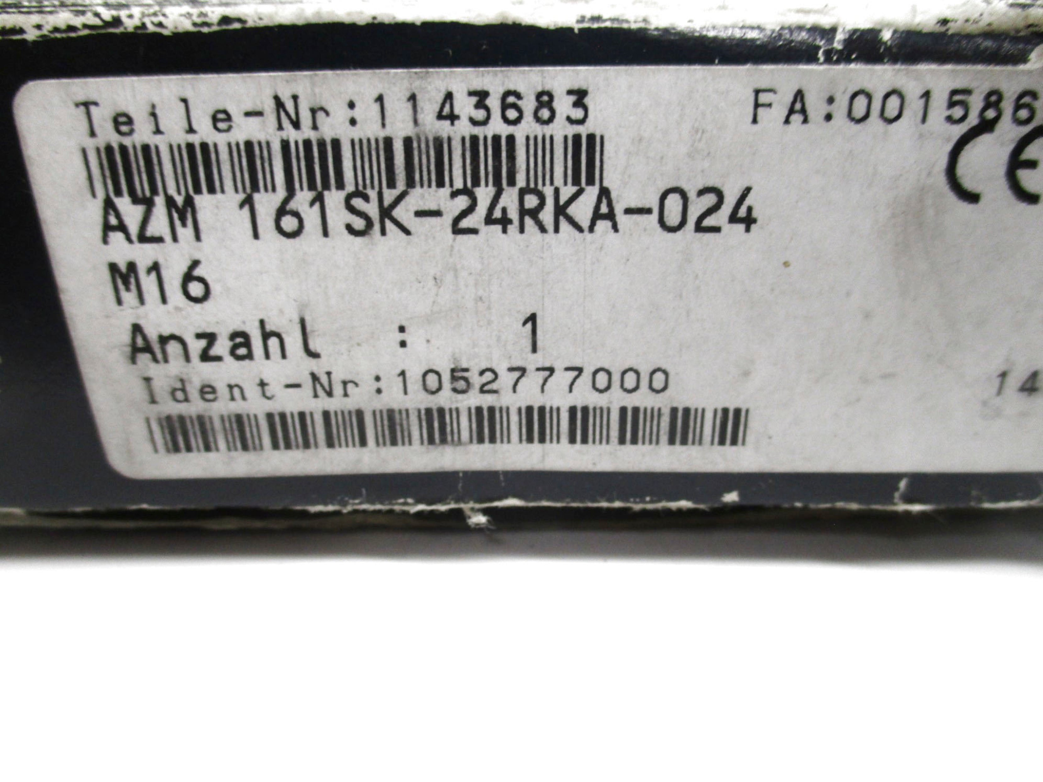 SCHMERSAL AZM-161SK-24RKA-024 -M16 NSMP