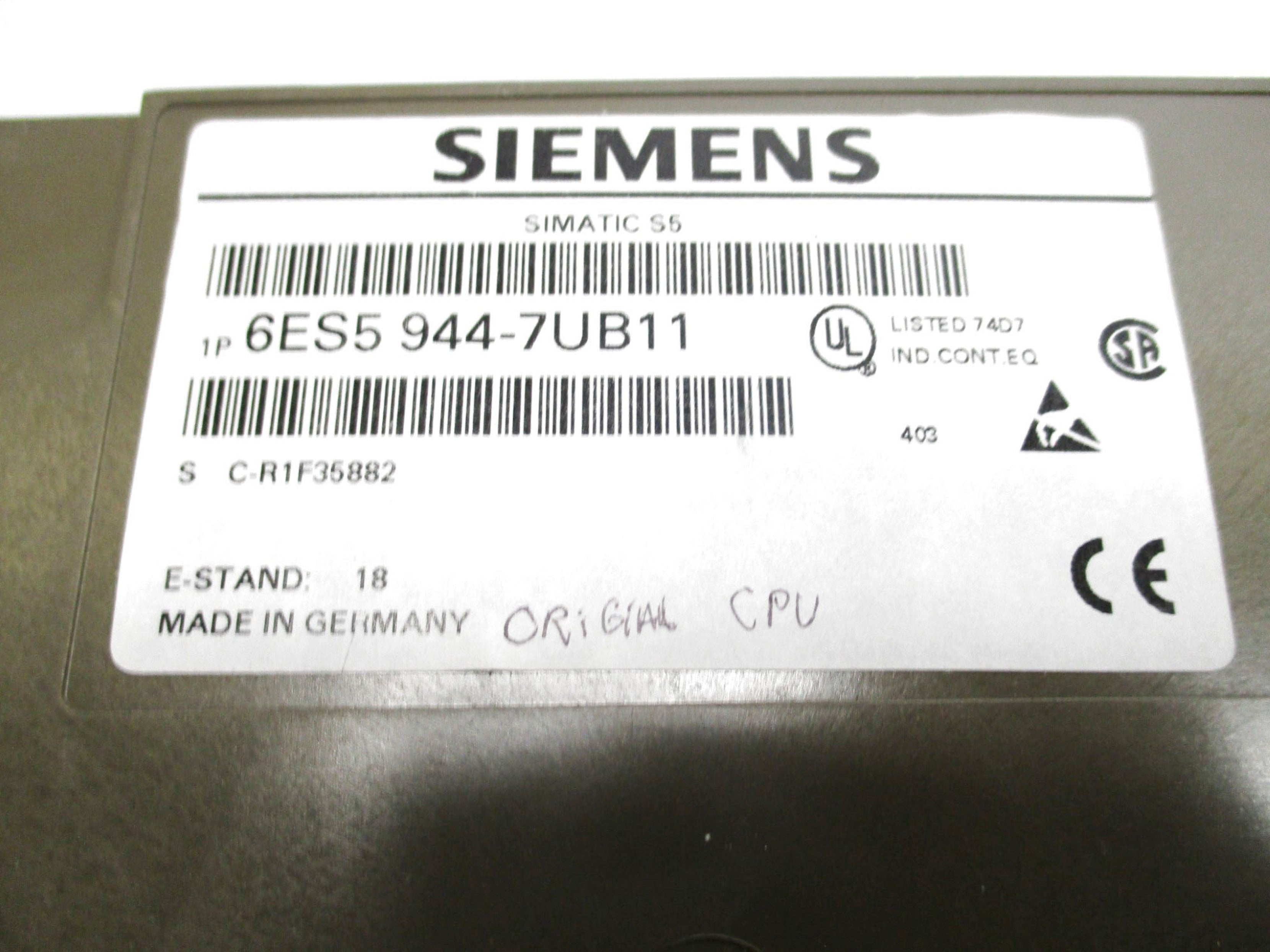 SIEMENS 6ES5944-7UB11 UNMP