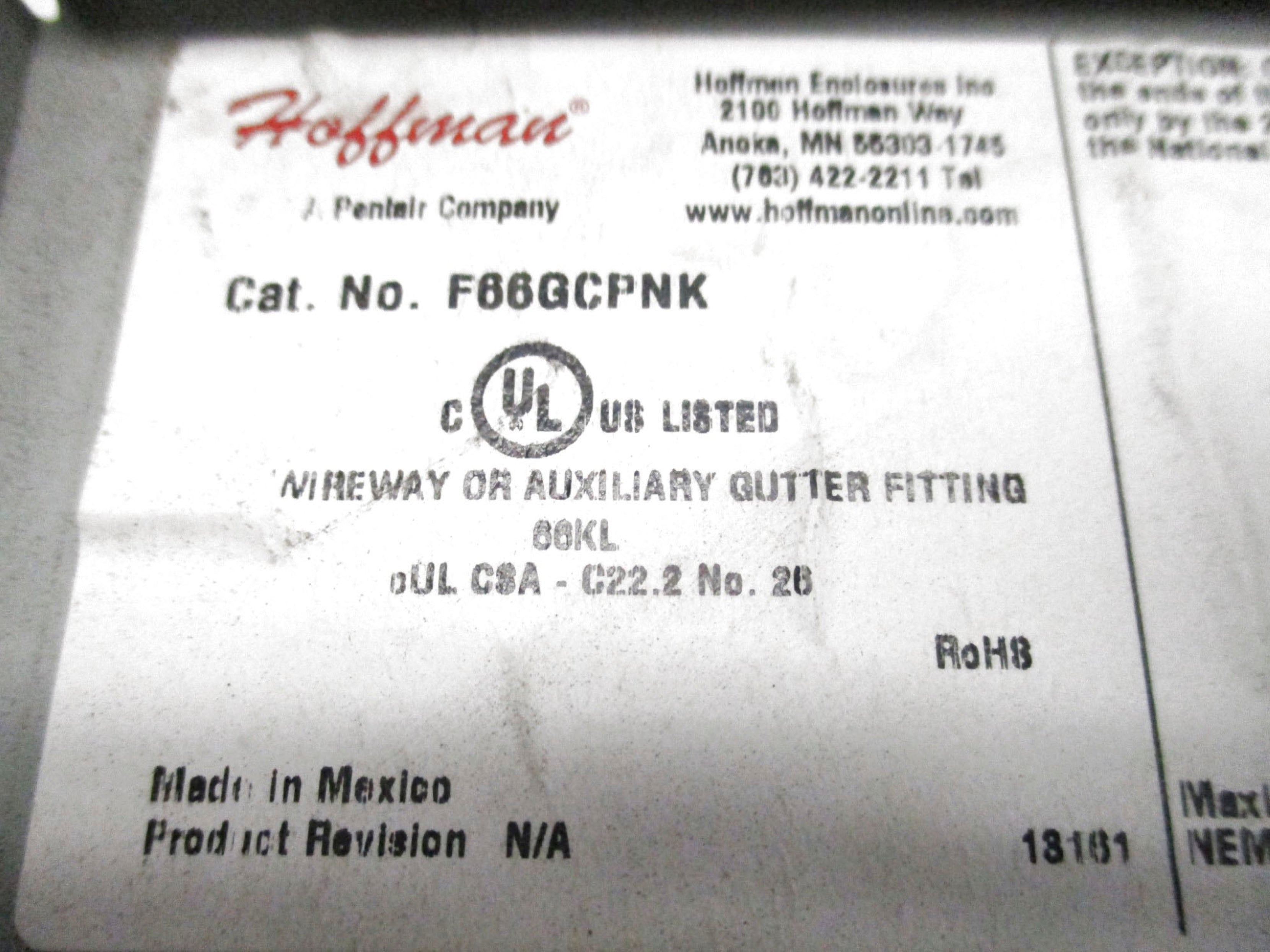 HOFFMAN F66GCPNK NSNP