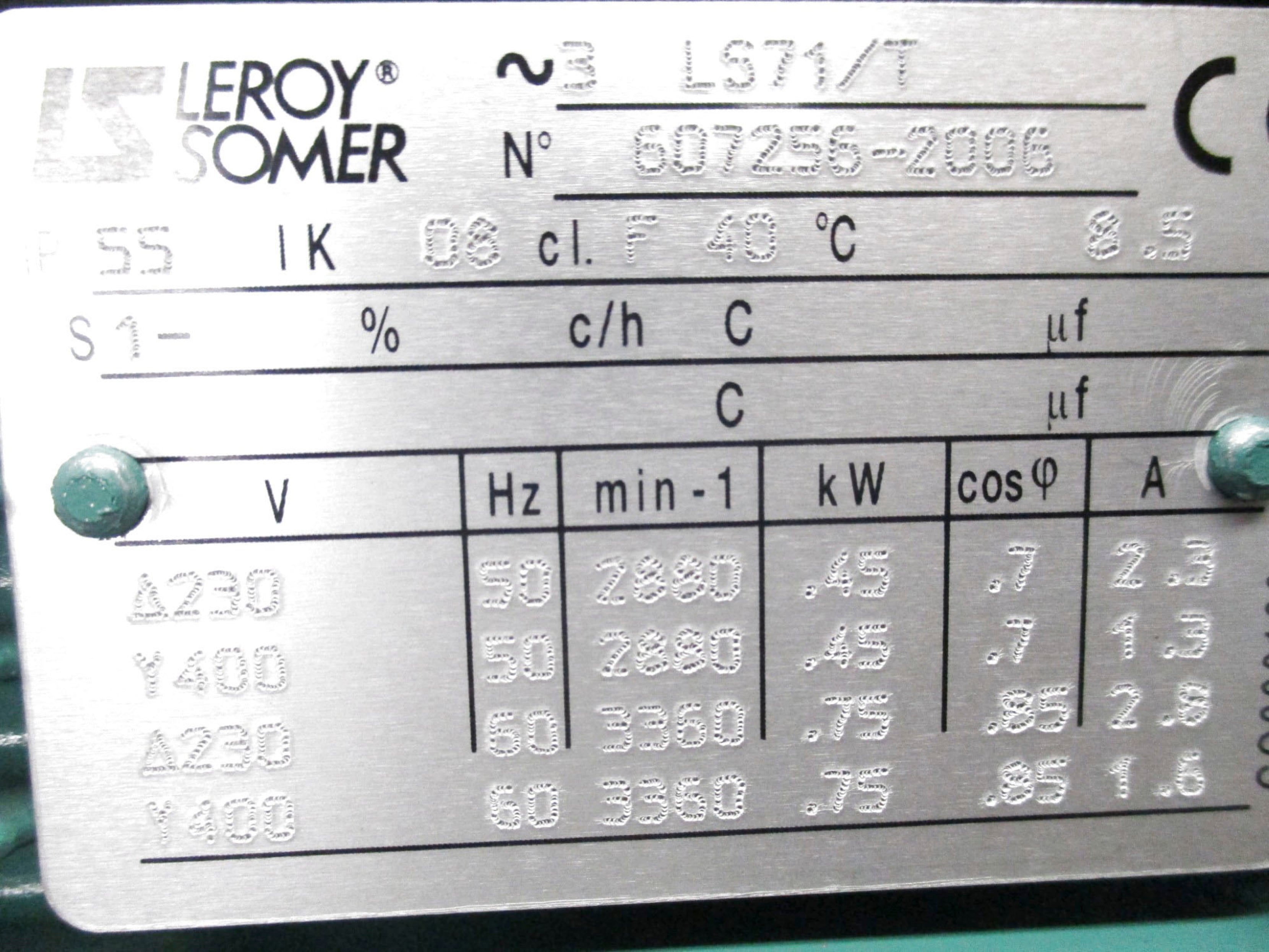 LEROY SOMER LS71/T 607256-2006 NSNP