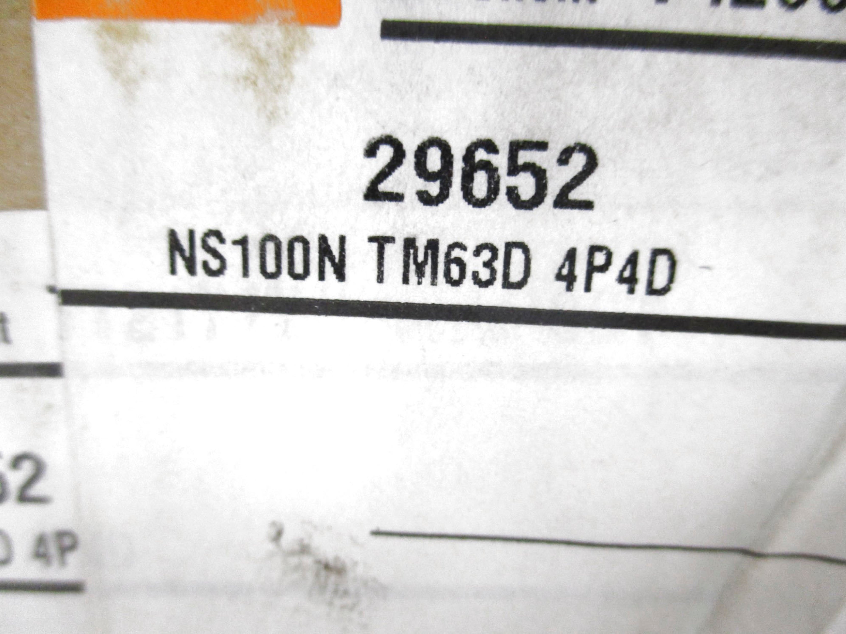 MERLIN GERIN NS100N TM63D 29652 750V 63A NSMP