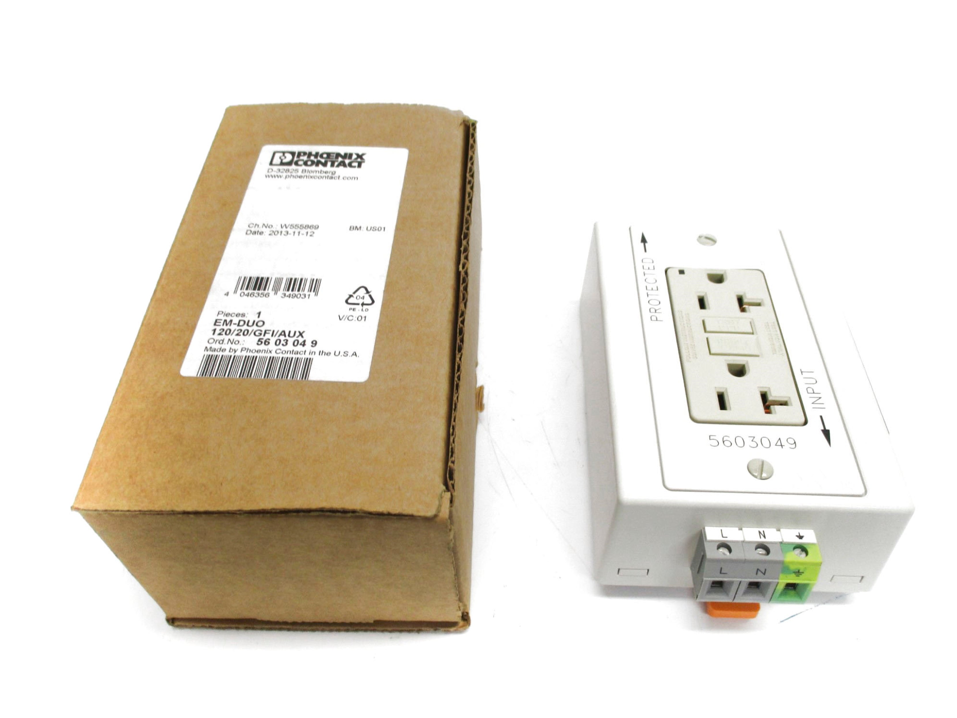 PHOENIX CONTACT EM-DUO120/20/GFI/AUX NSMP