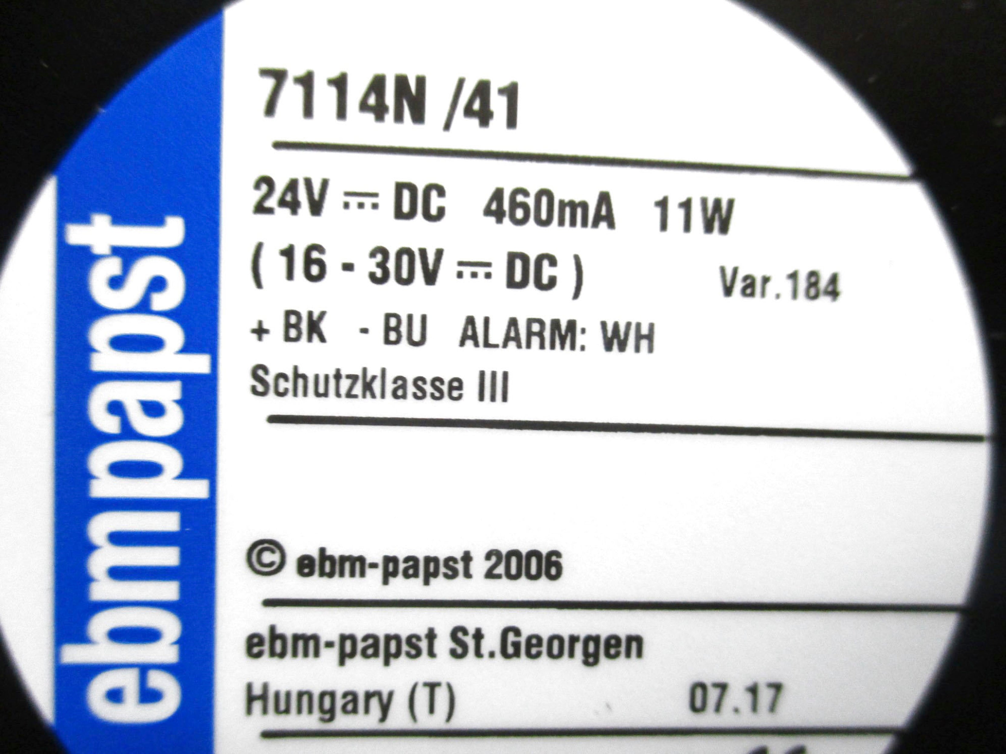 EBMPAPST 7114N /41 NSNP