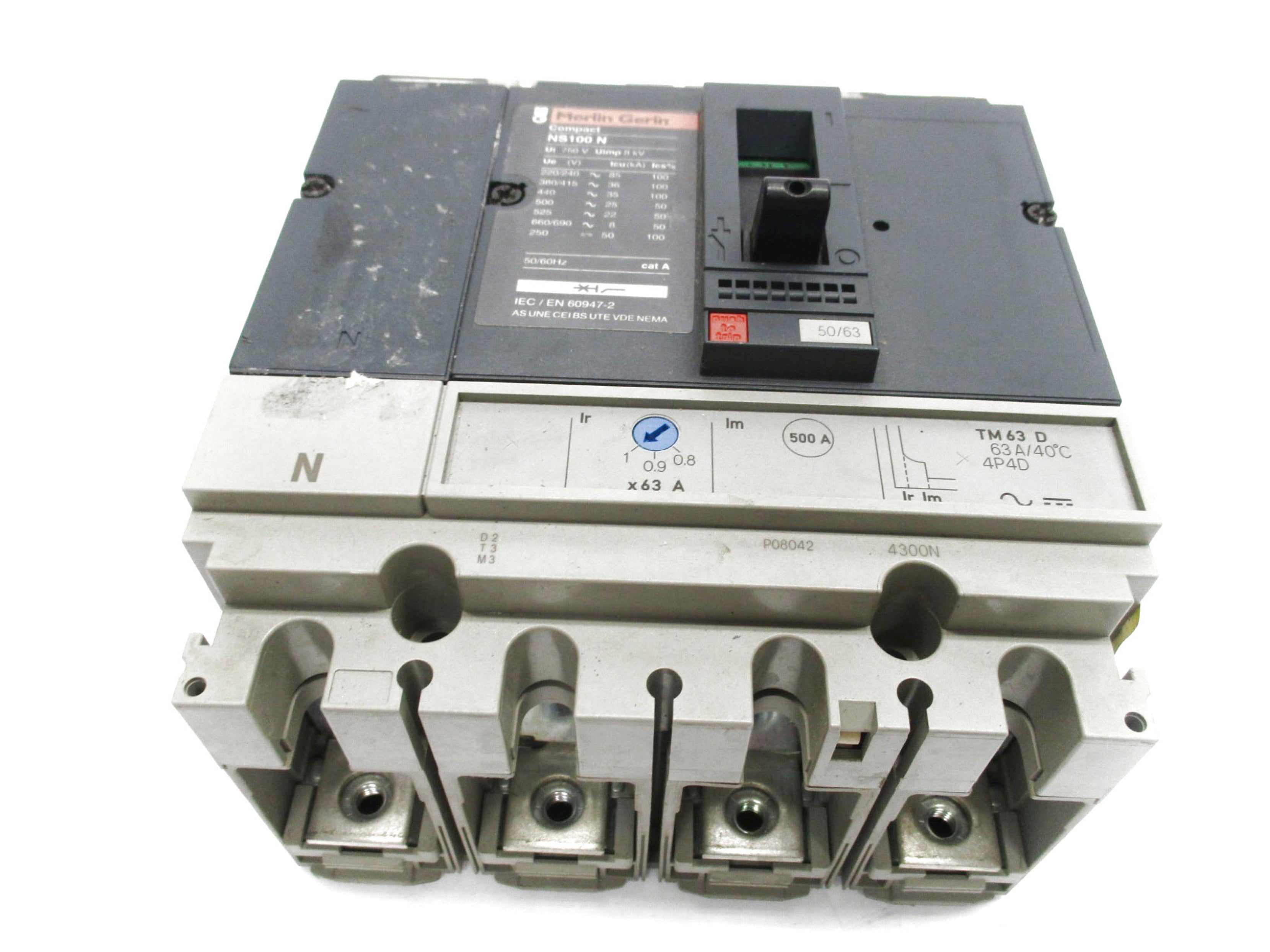 MERLIN GERIN NS100N TM63D 750V 63A NSNP