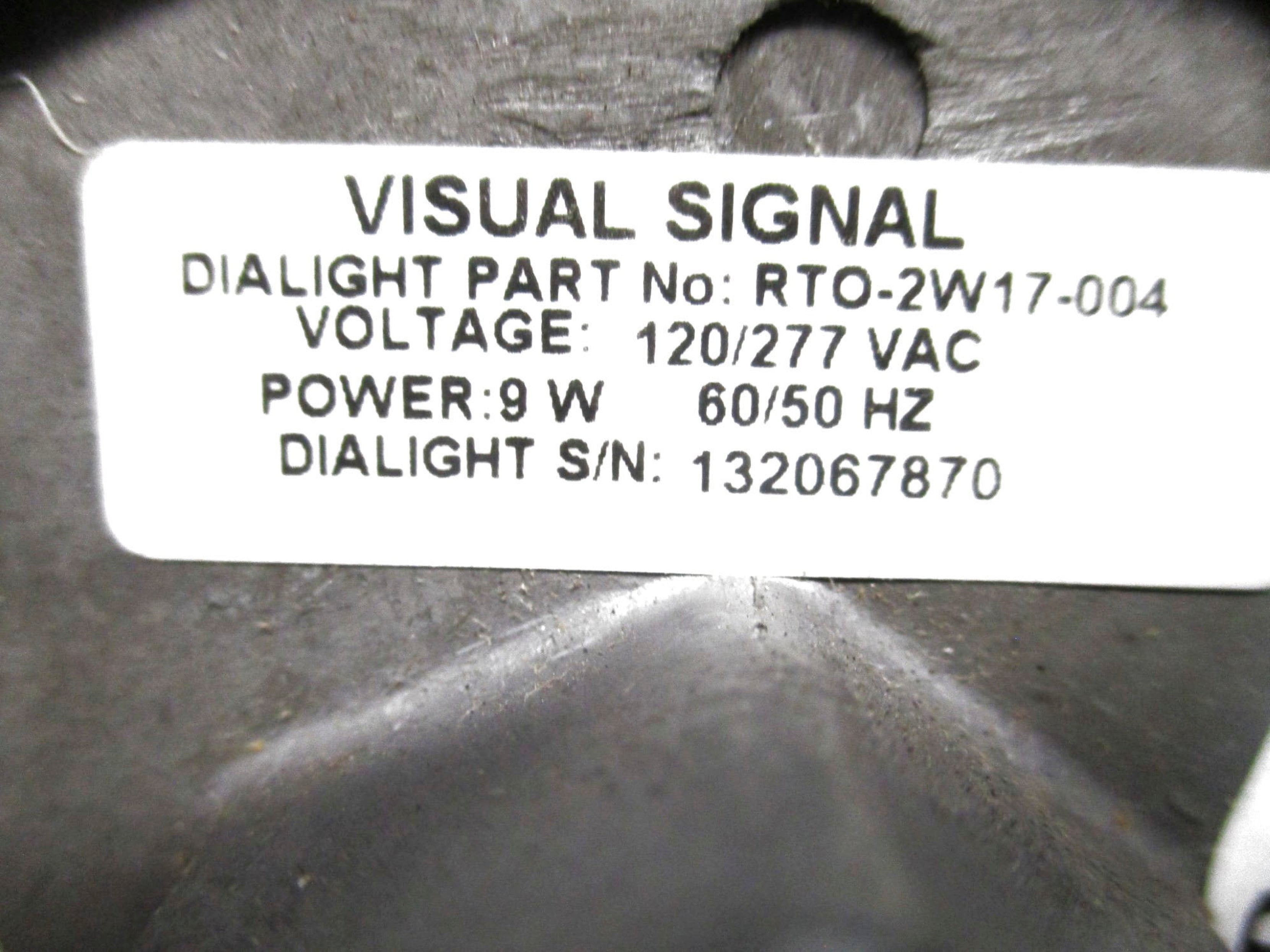 DIALIGHT RTO-2W17-004 (AS PICTURED) NSNP