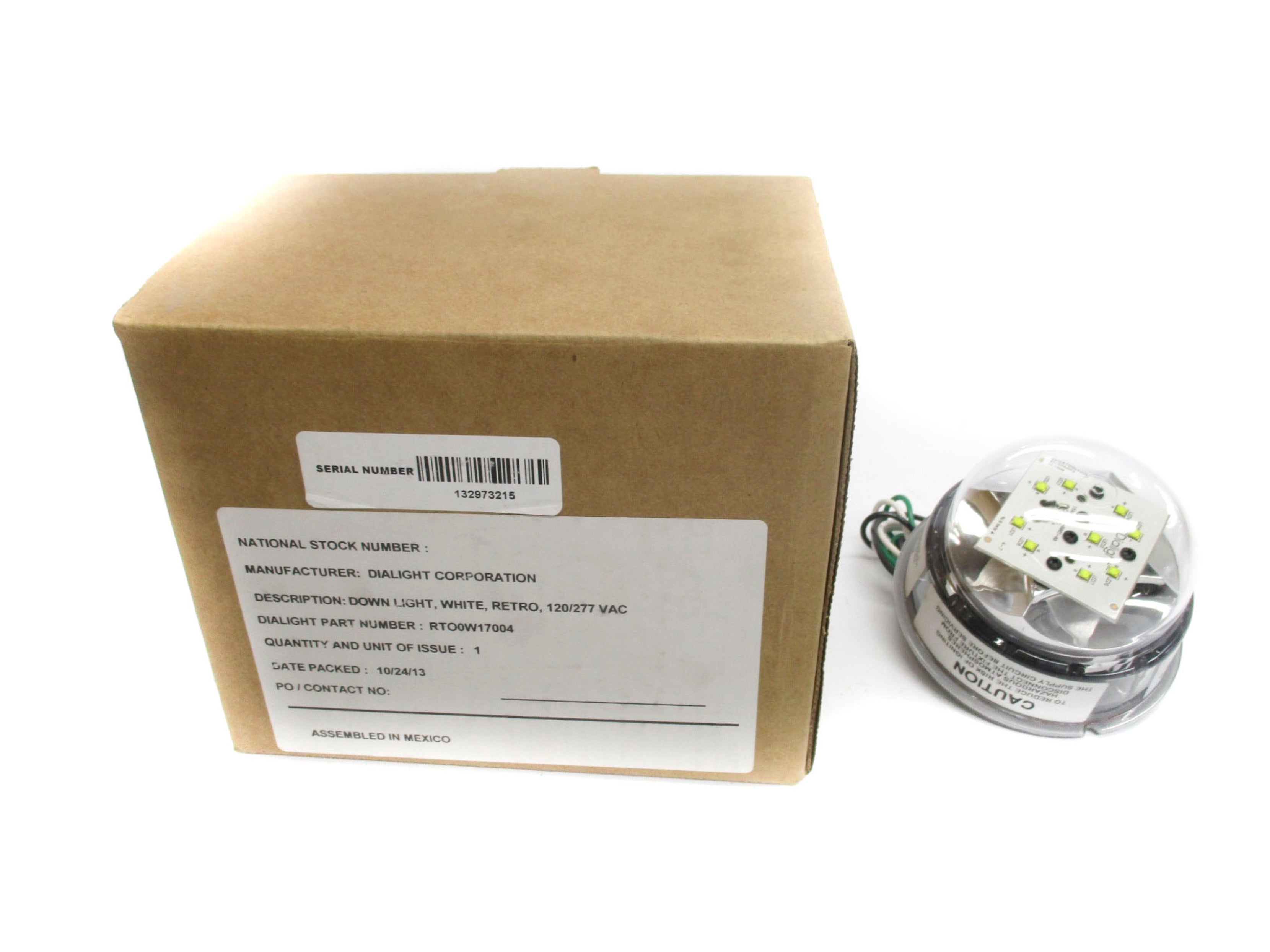 DIALIGHT RTO-0W17-004 (AS PICTURED) NSMP