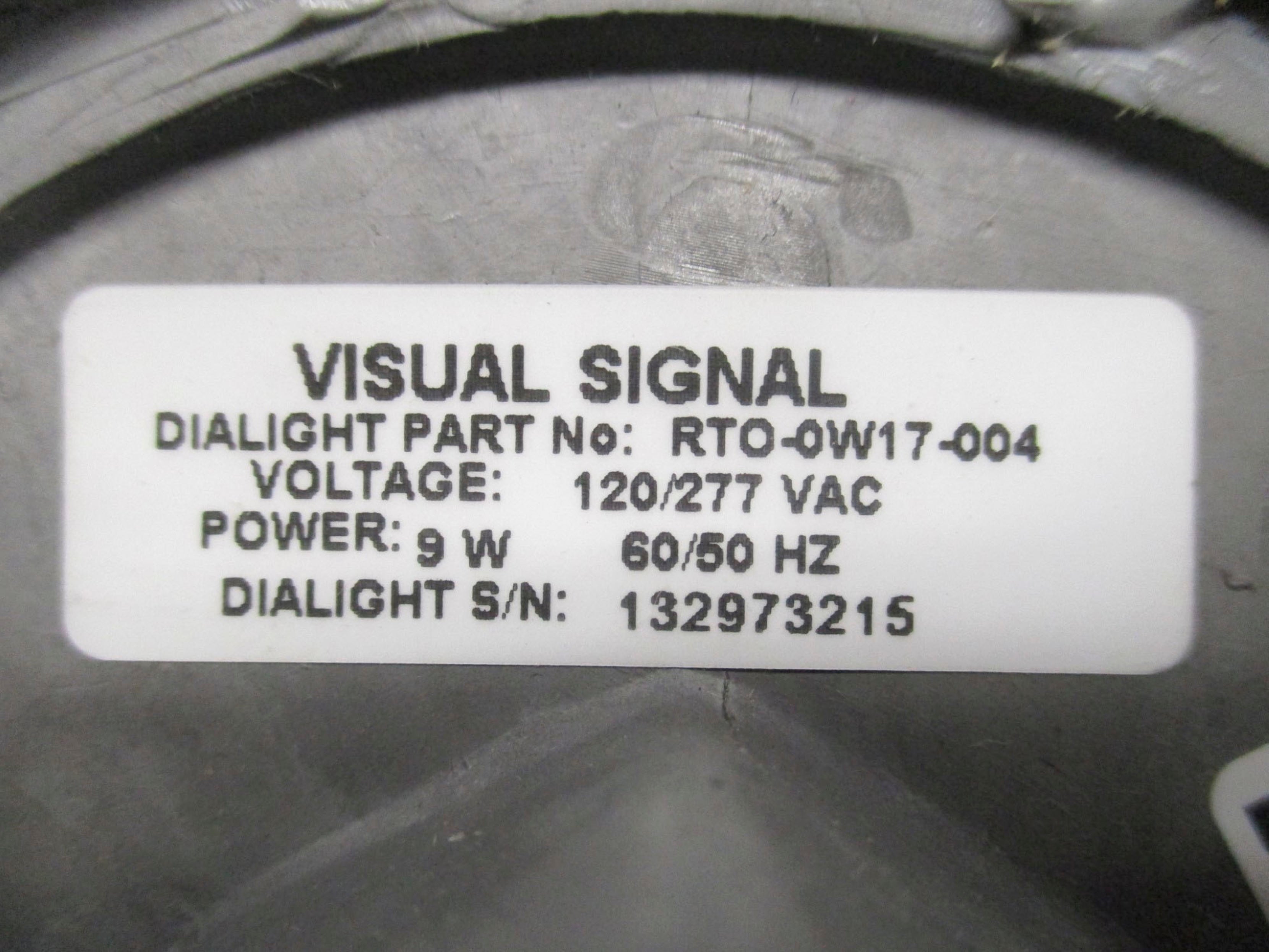 DIALIGHT RTO-0W17-004 (AS PICTURED) NSMP