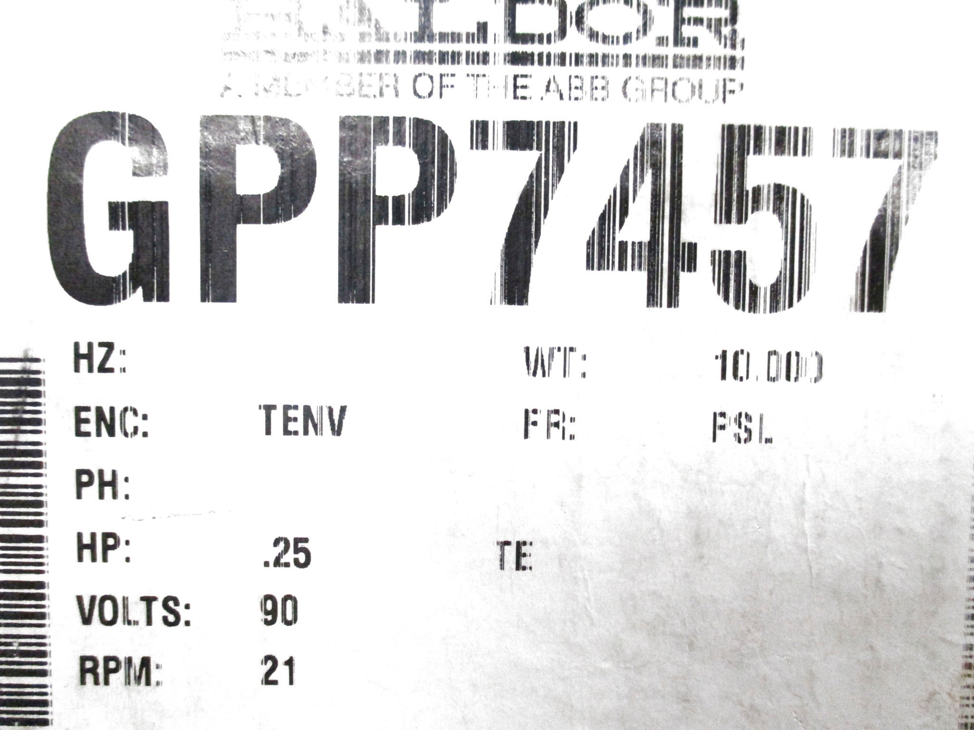 BALDOR GPP7457 NSMP
