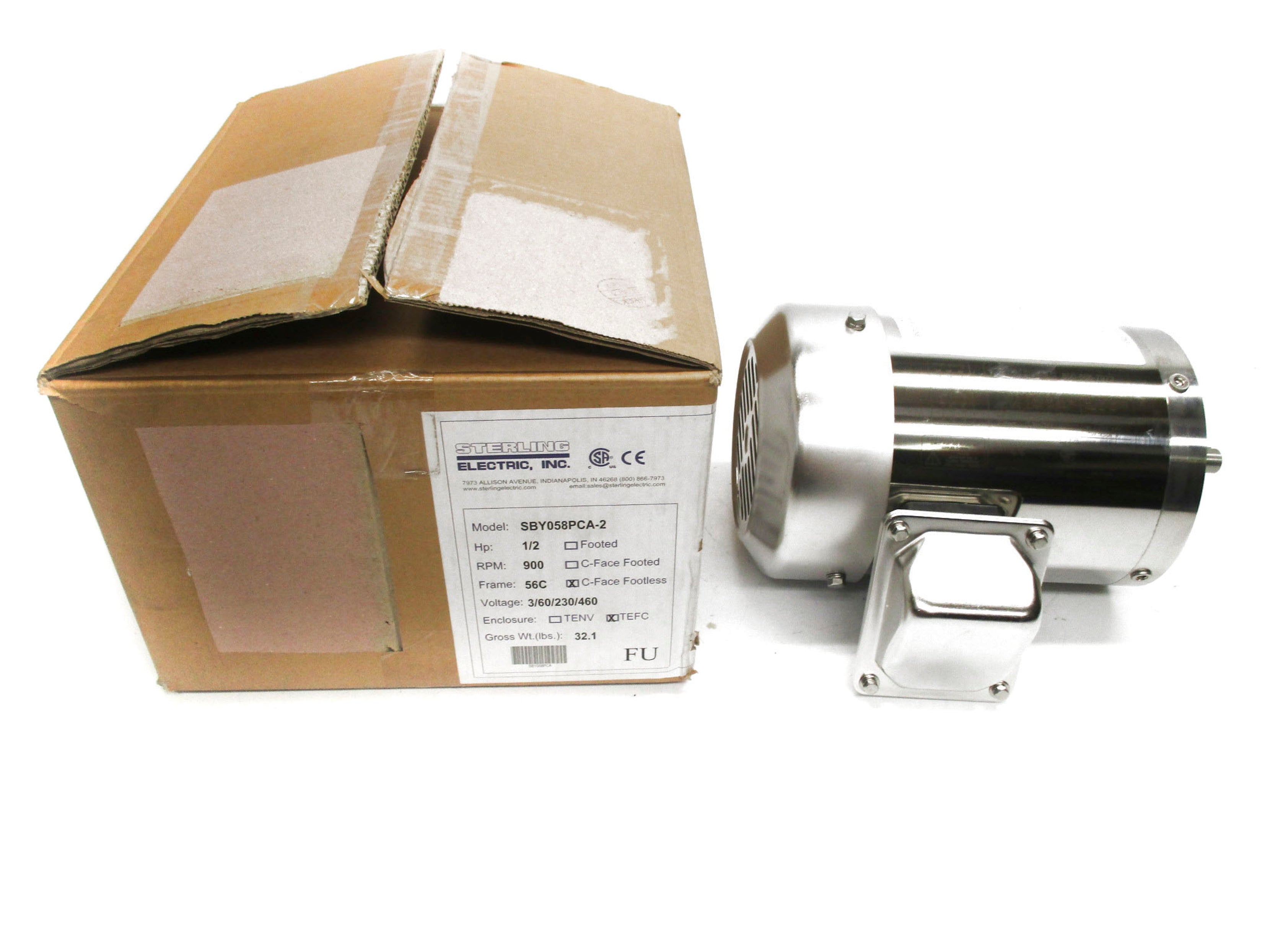 STERLING ELECTRIC SBY058PCA-2 NSMP