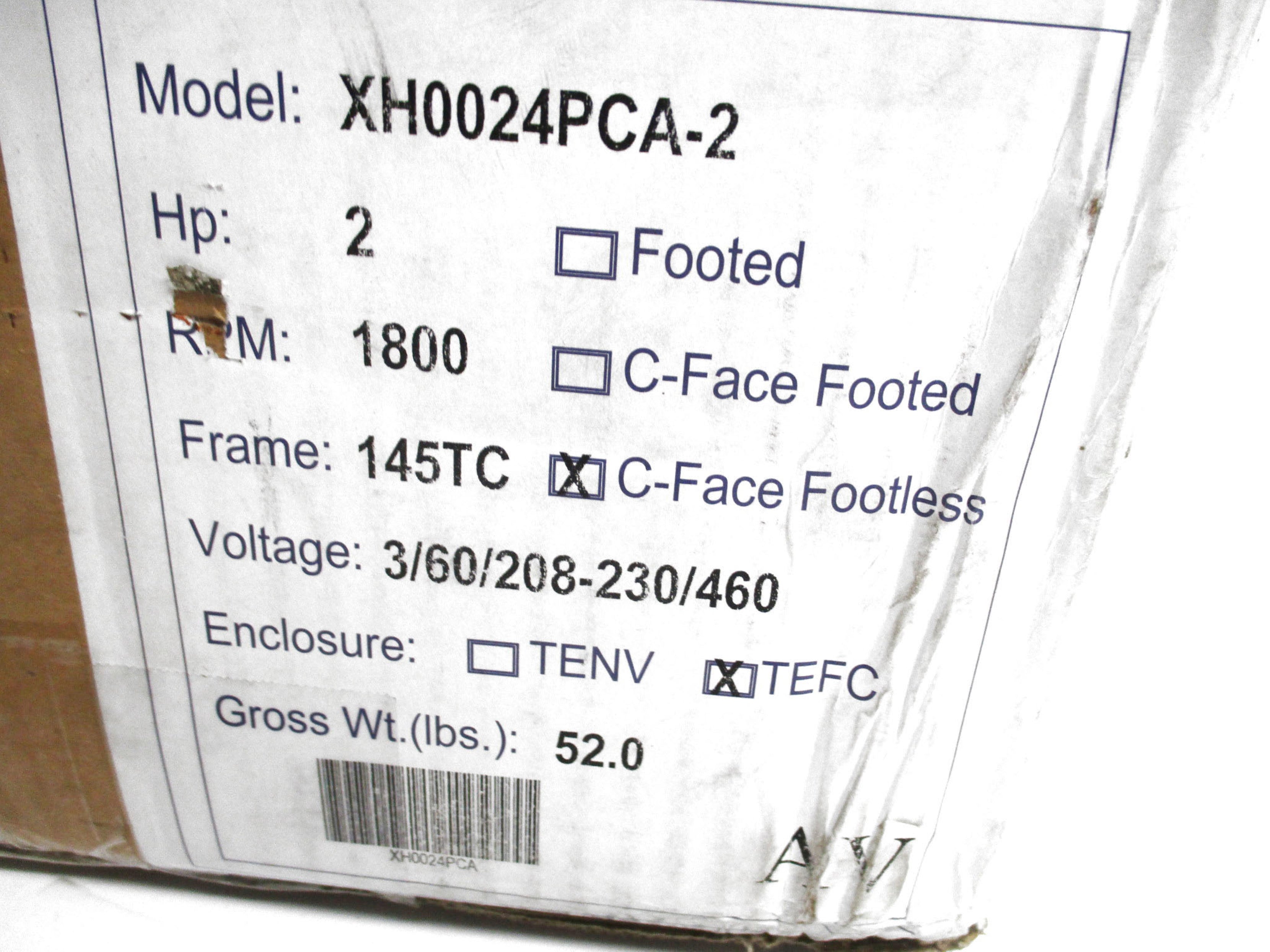 STERLING ELECTRIC XH0024PCA-2 NSMP
