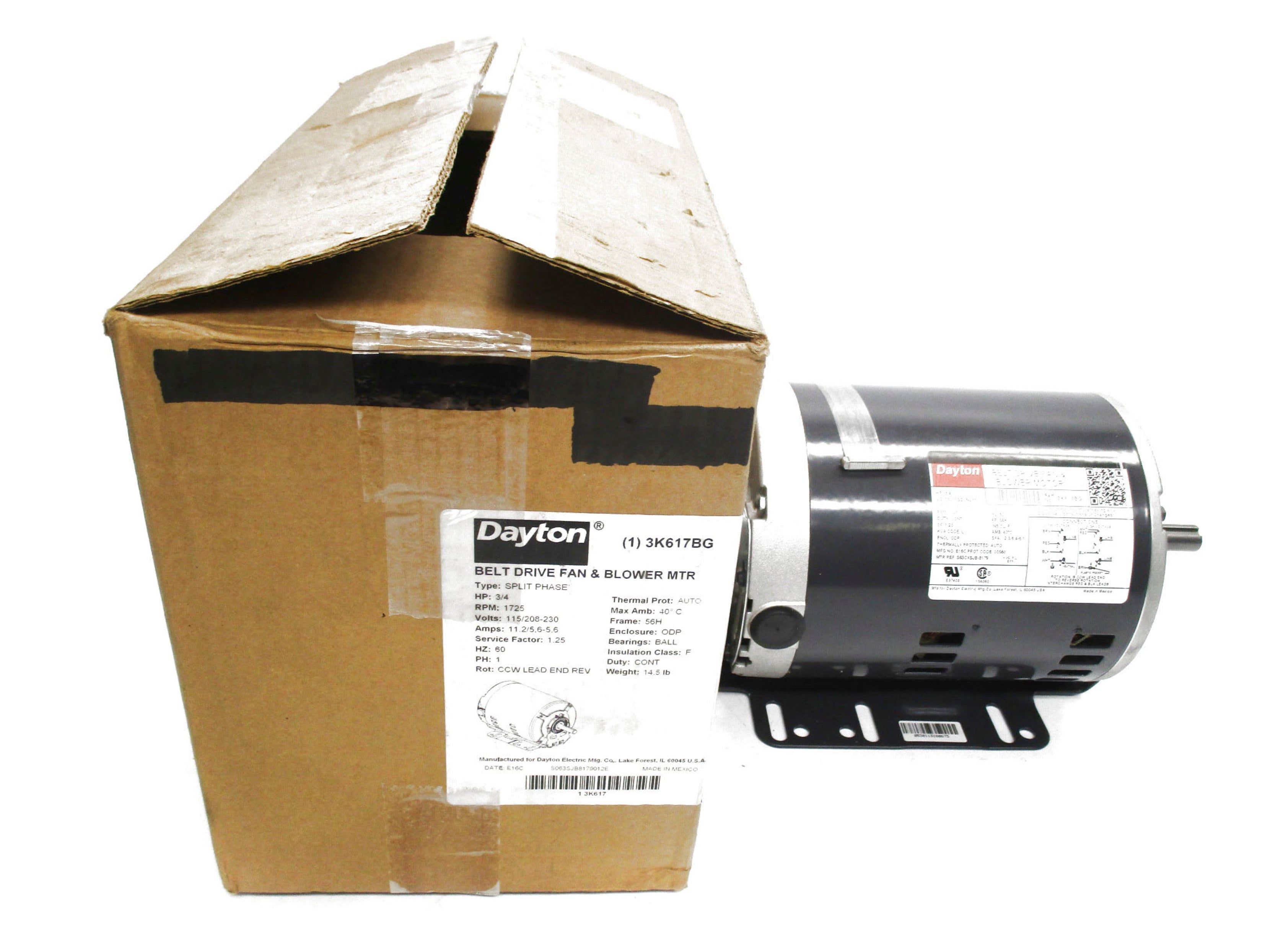 DAYTON 3K617BG NSMP