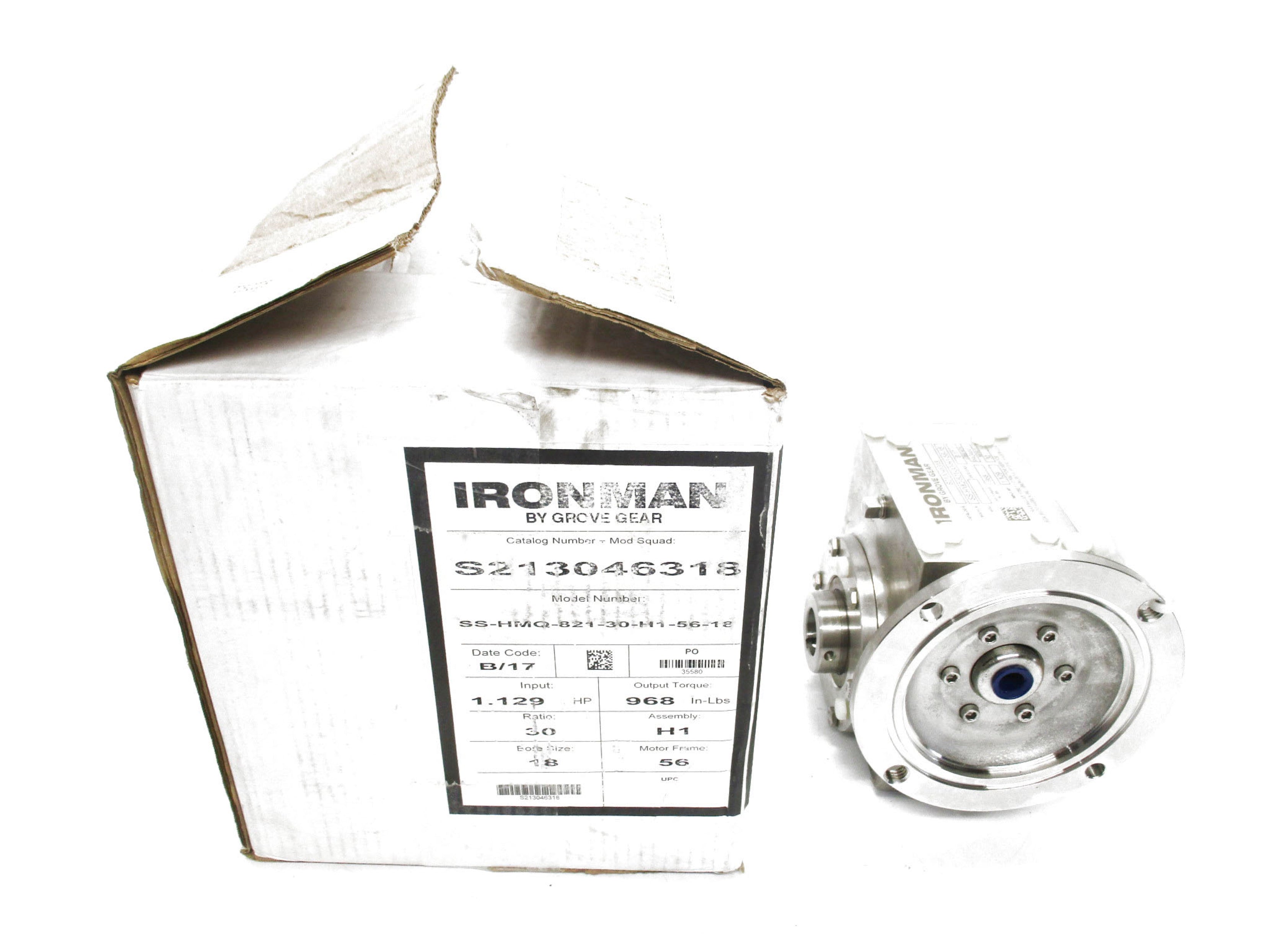 GROVE GEAR SS-HMQ-821-30-H1-56-18 S213046318 NSMP
