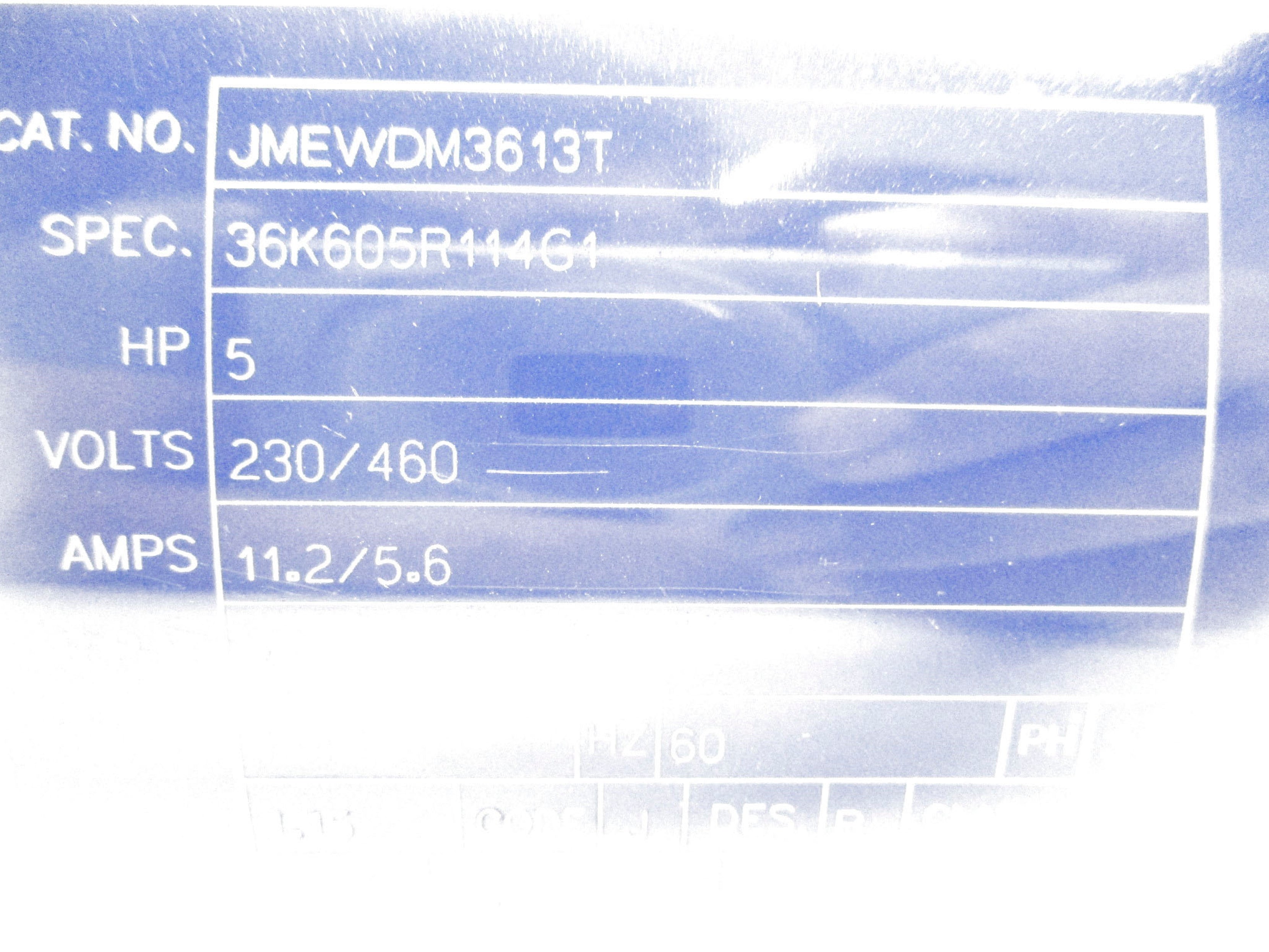 BALDOR JMEWDM3613T NSMP
