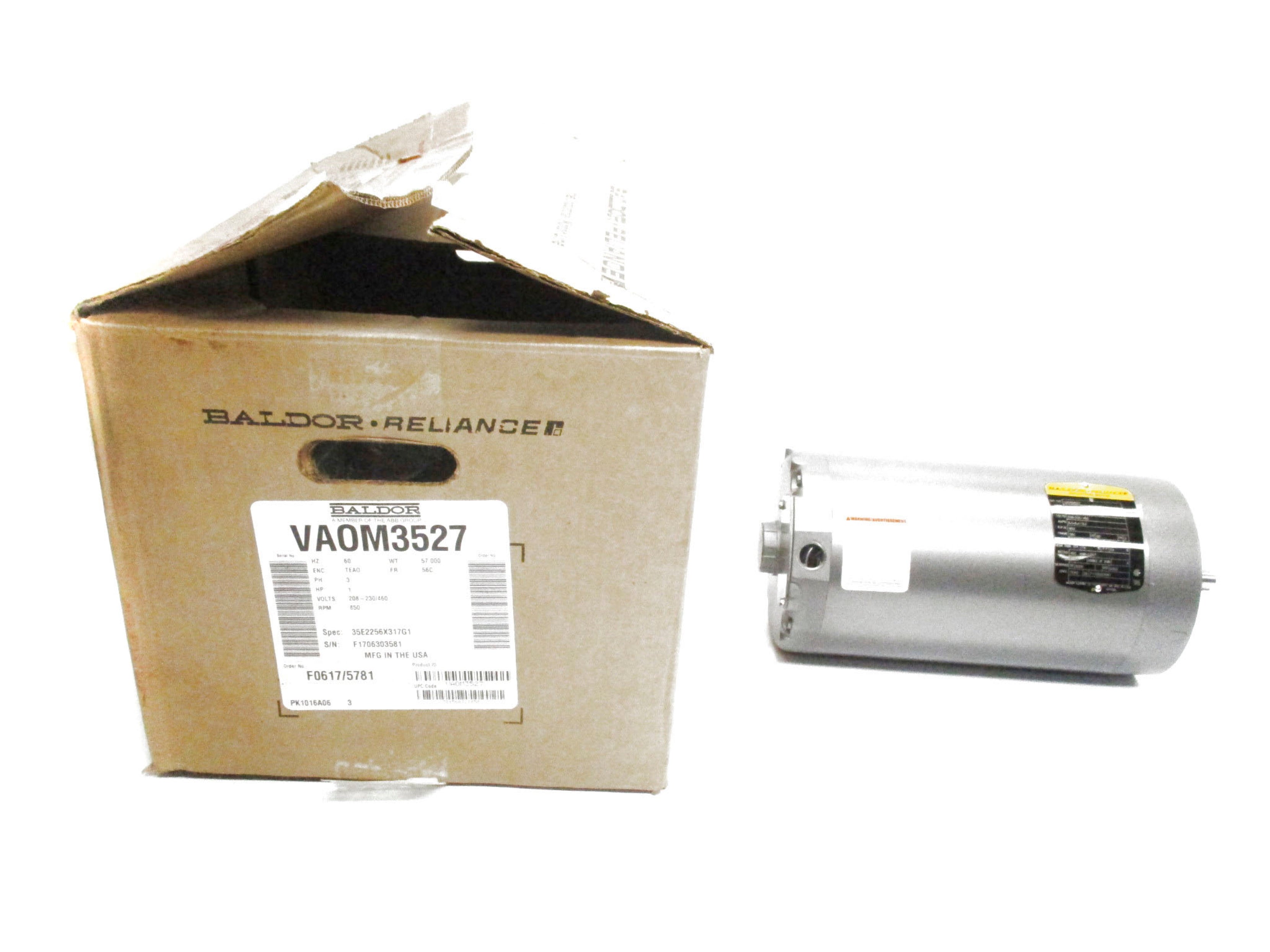 BALDOR VAOM3527 NSMP