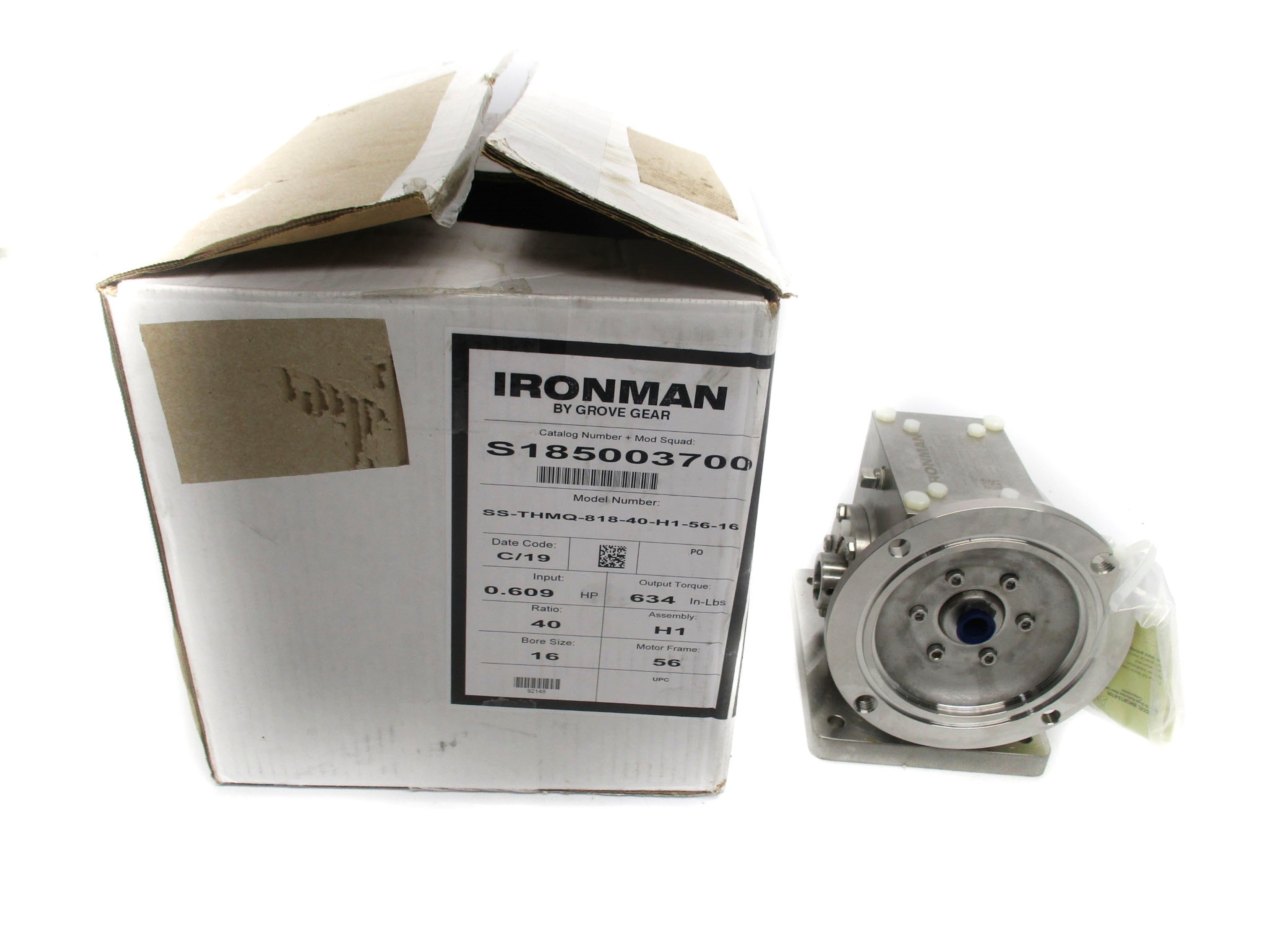 GROVE GEAR SS-THMQ-818-40-H1-56-16 S185003700 NSMP