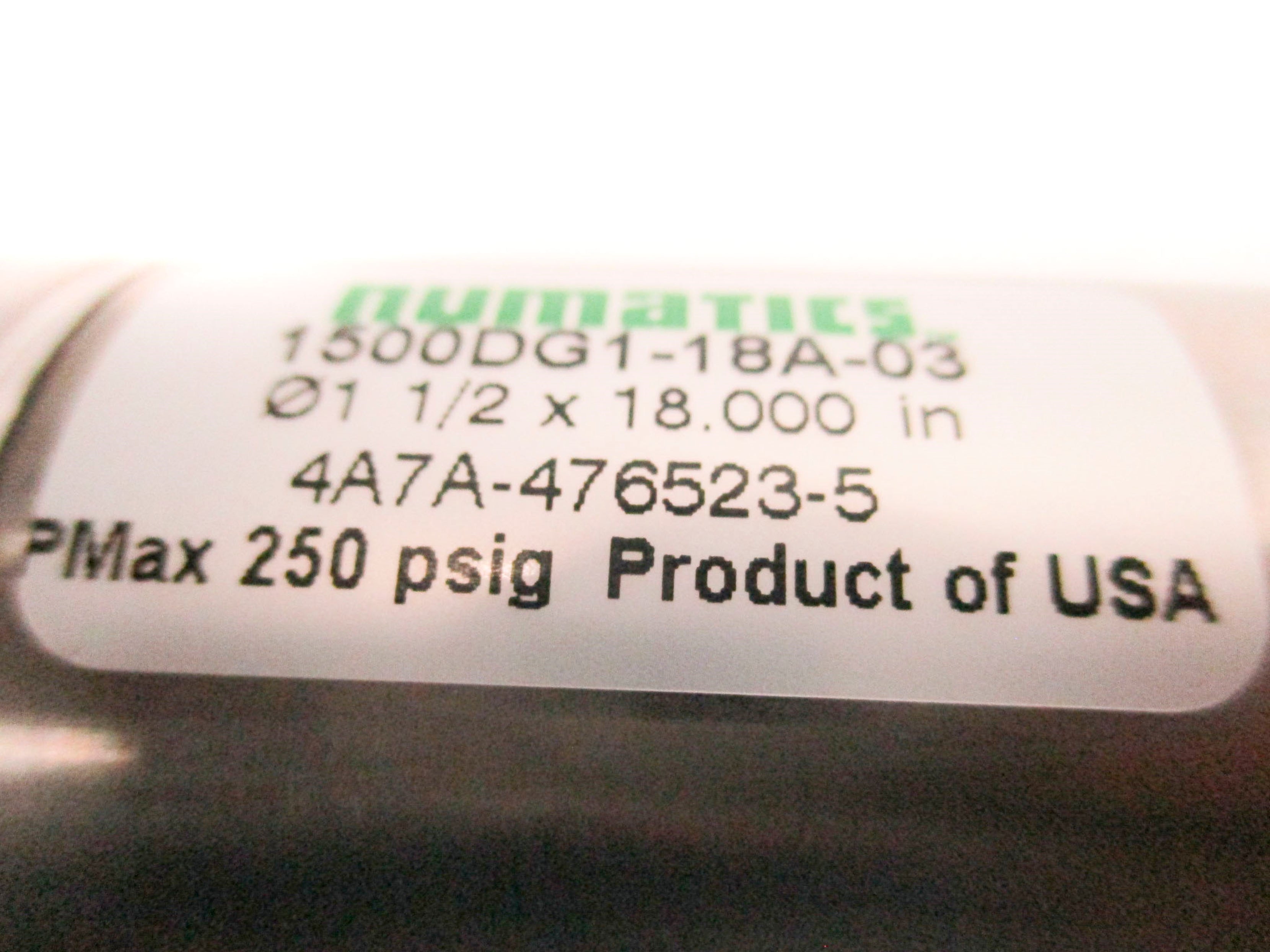 NUMATICS 1500DG1-18A-03 NSNP
