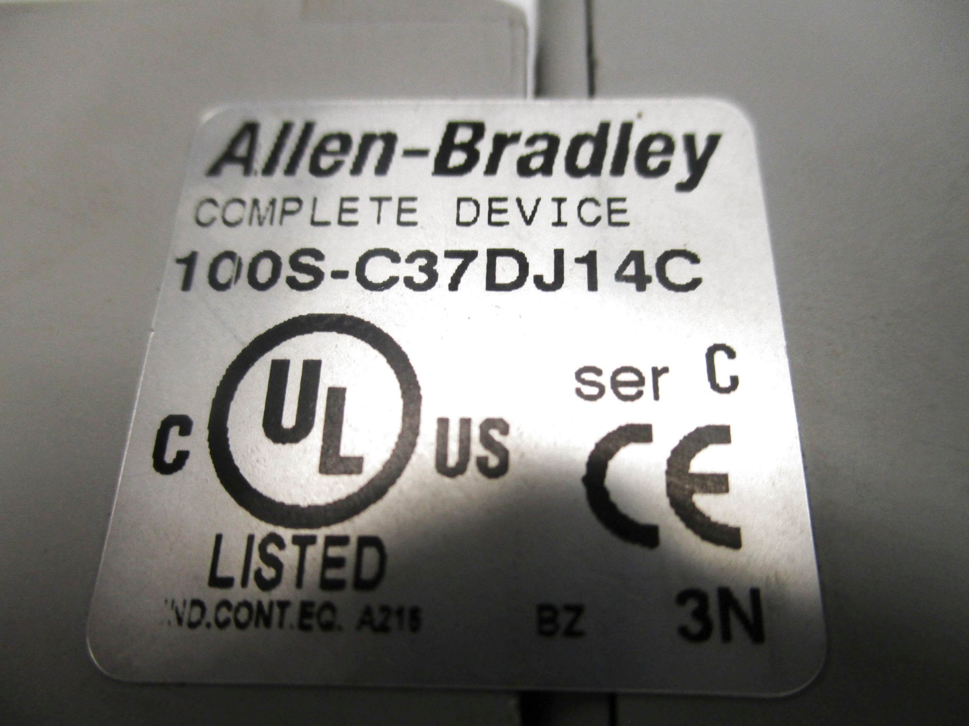 ALLEN BRADLEY 100S-C37DJ14C 24VDC, SER. C NSNP
