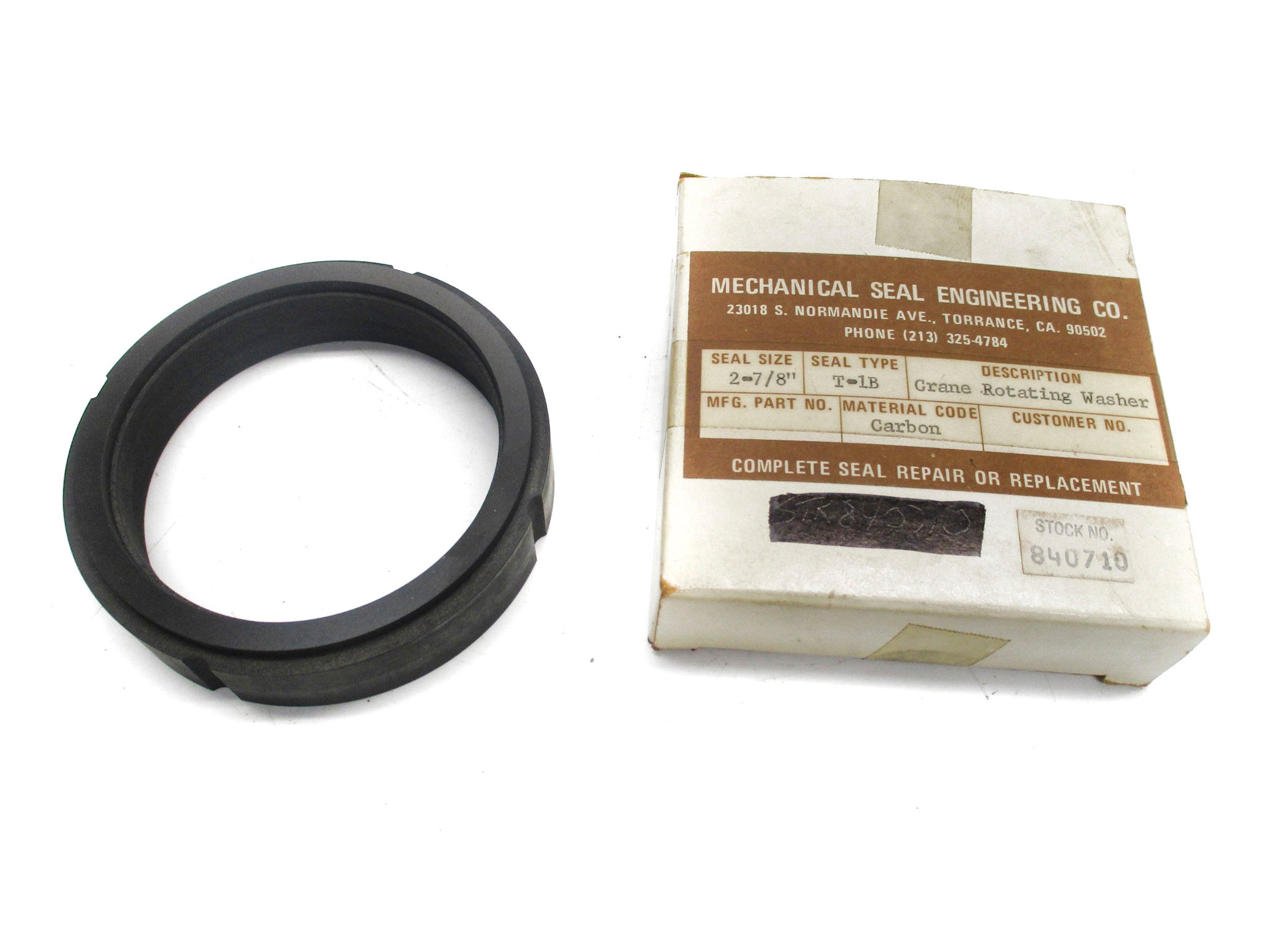 MECHANICAL SEAL ENGINEERING D-2875-160-F50 NSMP