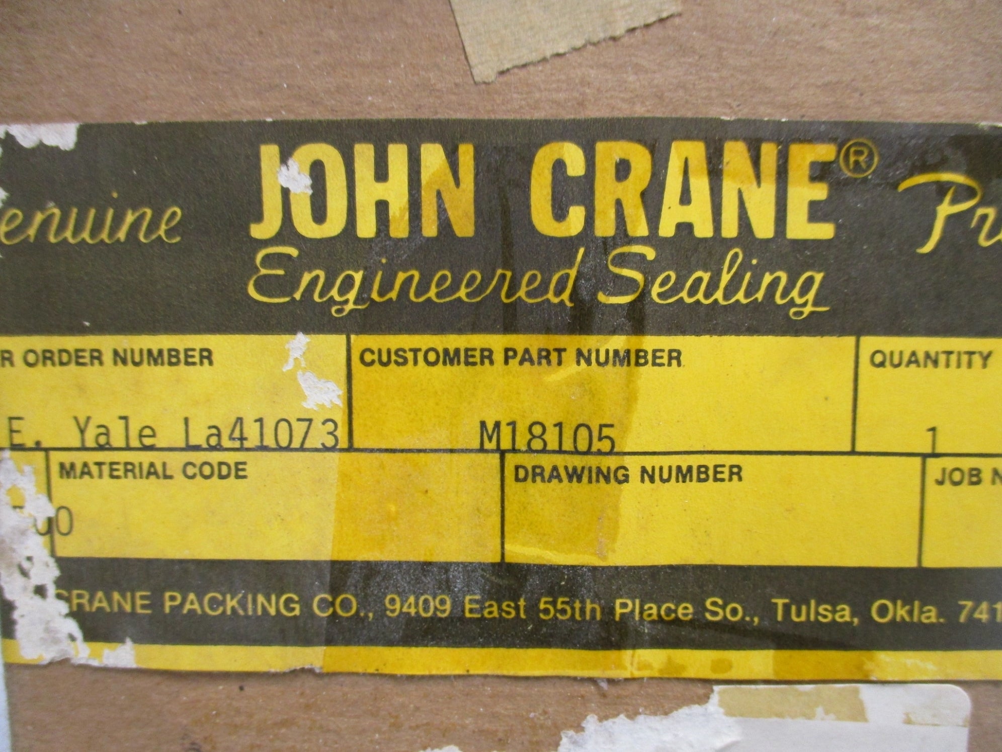 JOHN CRANE M18105 NSMP