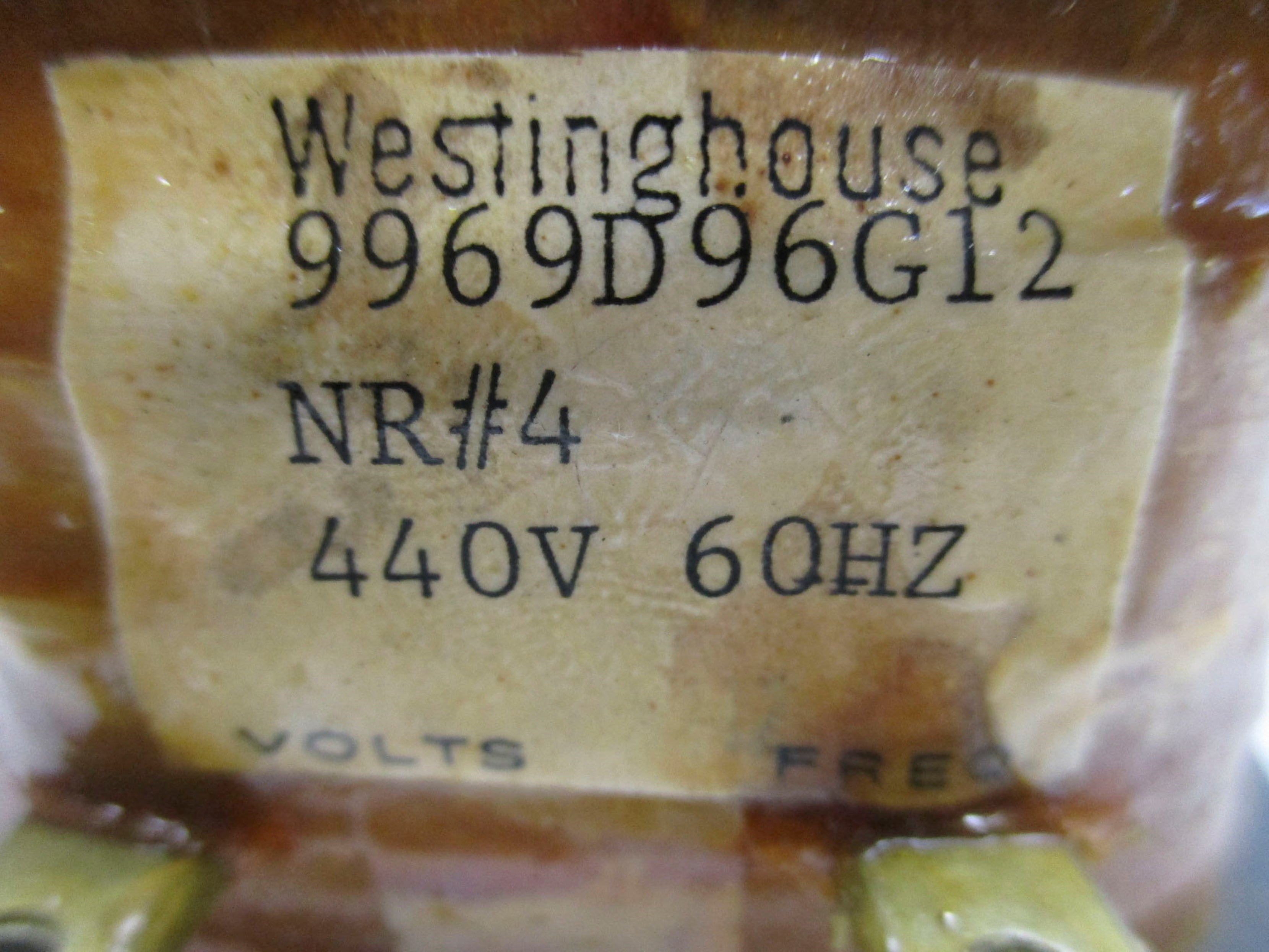 WESTINGHOUSE 9969D96G12 440V NSNP
