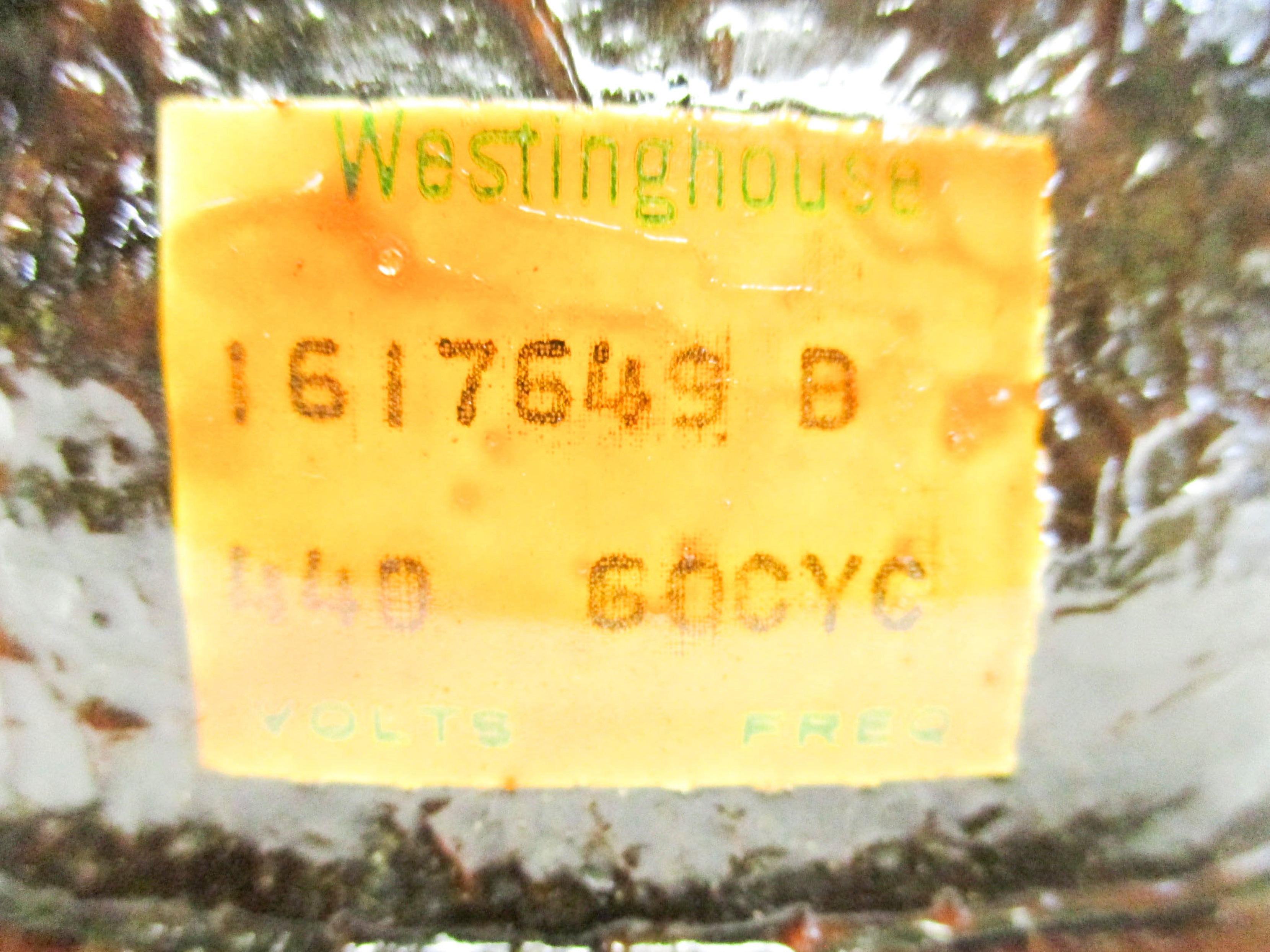 WESTINGHOUSE 1617649B NSNP
