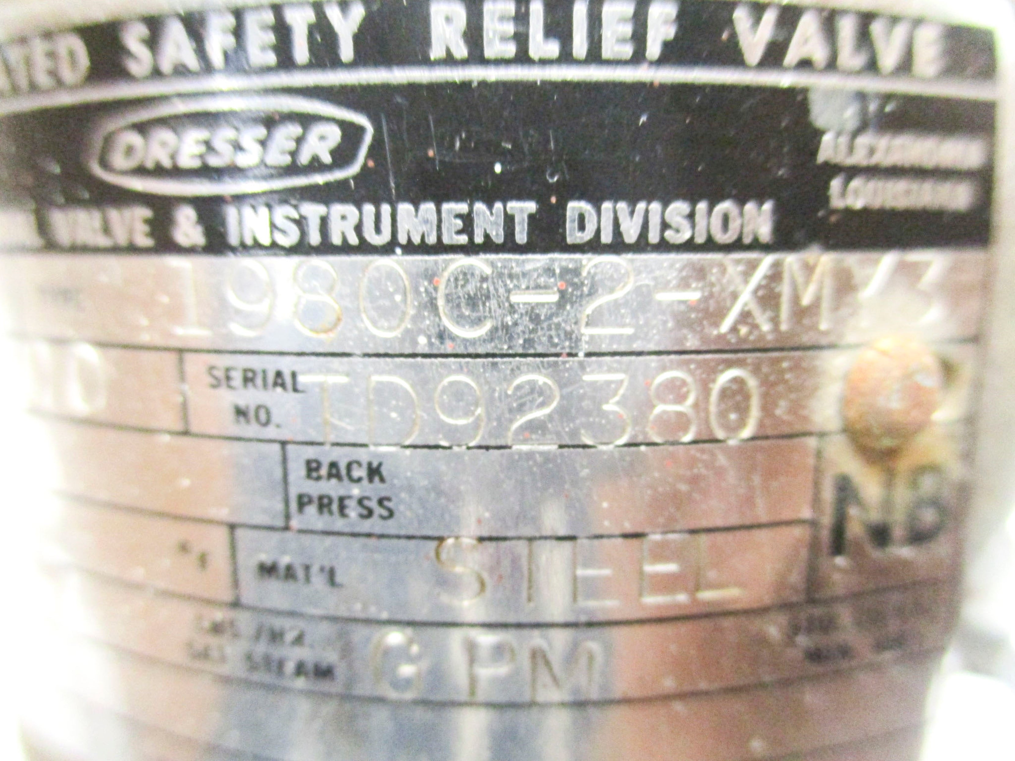 DRESSER 1980C-2-XMY3 UNMP