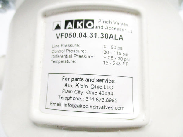 AKO VF050.04.31.30ALA 30-115PSI NSNP