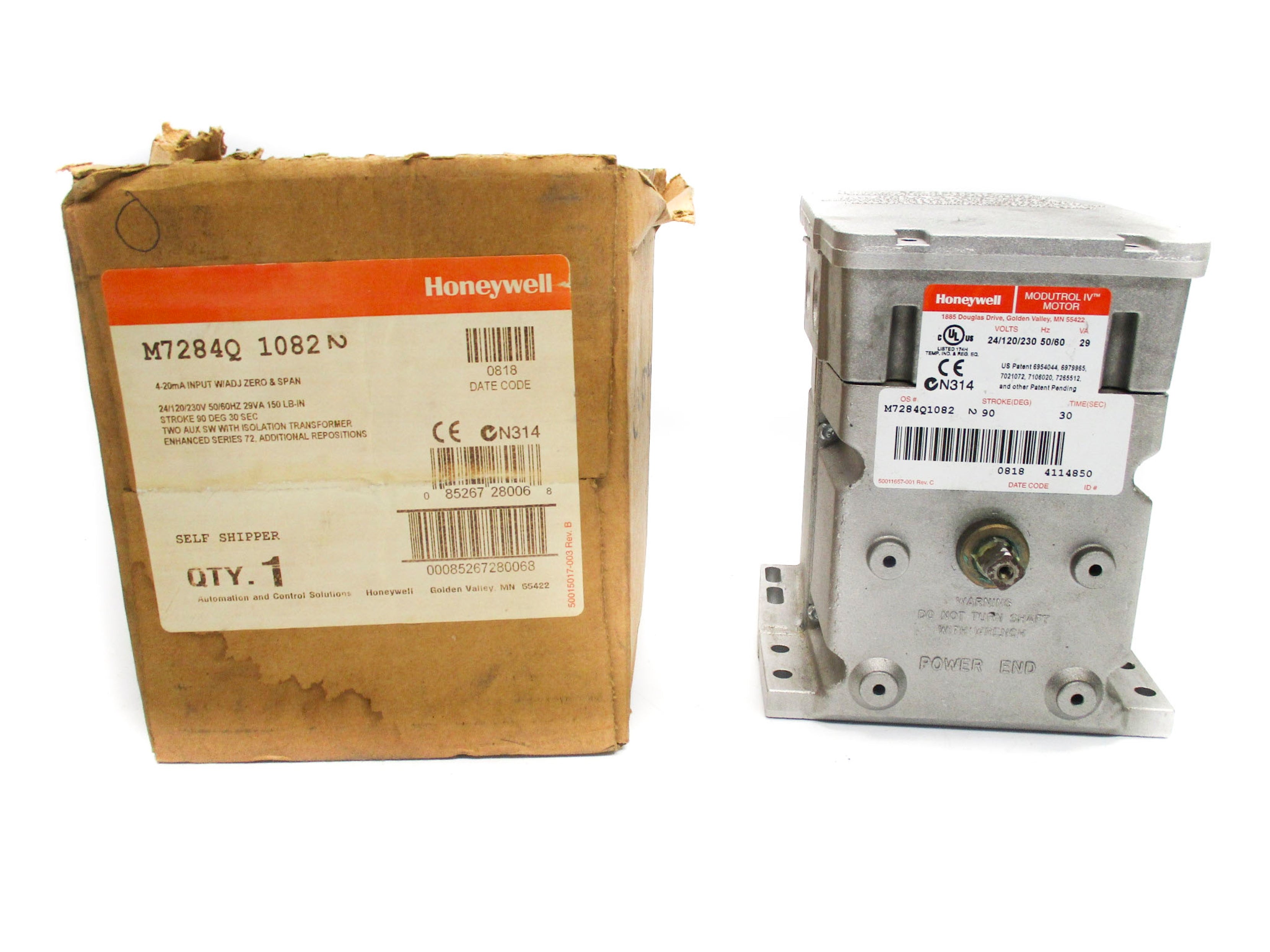 HONEYWELL M7284Q1082 (AS PICTURED) NSMP