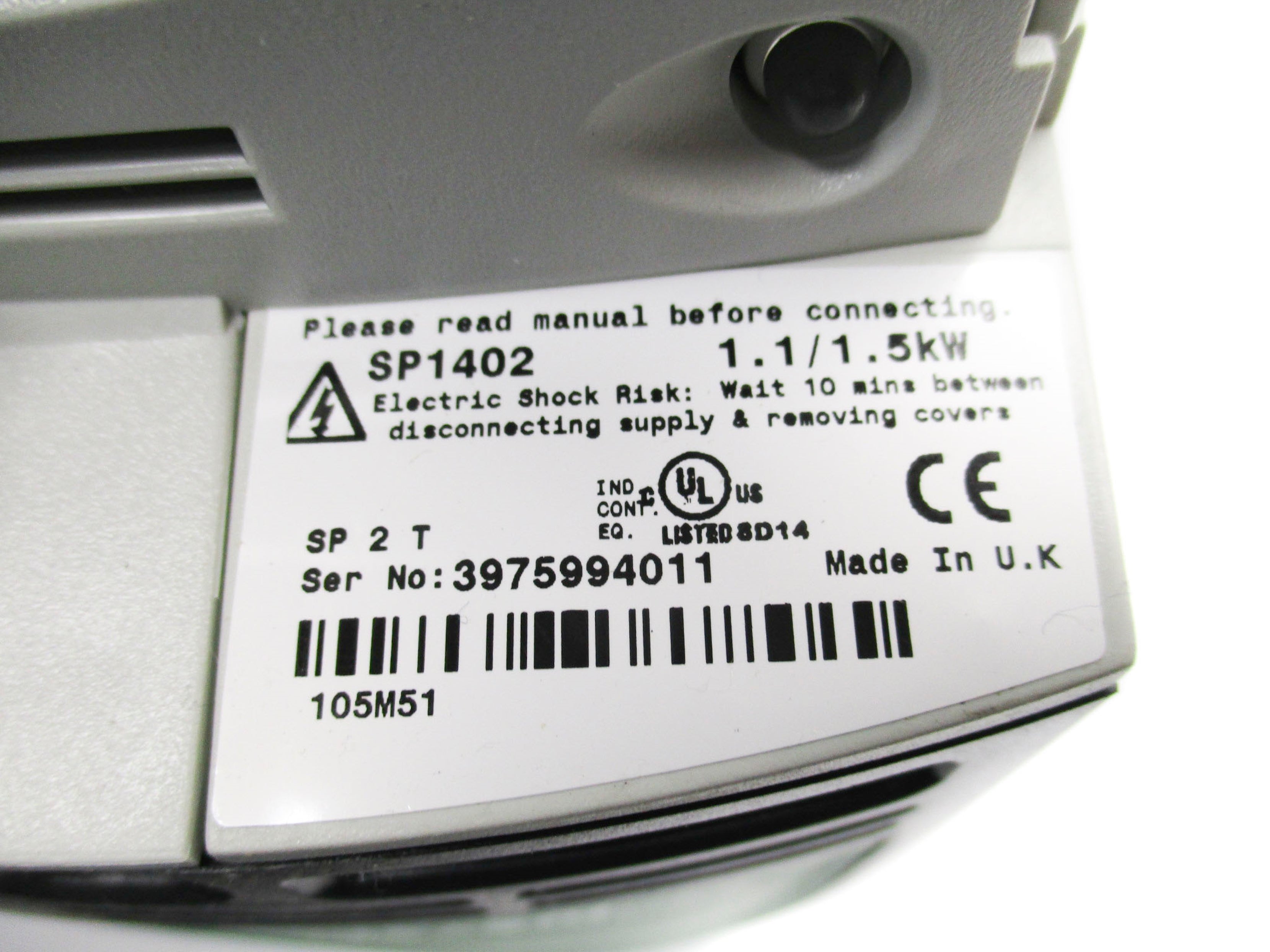 CONTROL TECHNIQUES SP1402 NSMP