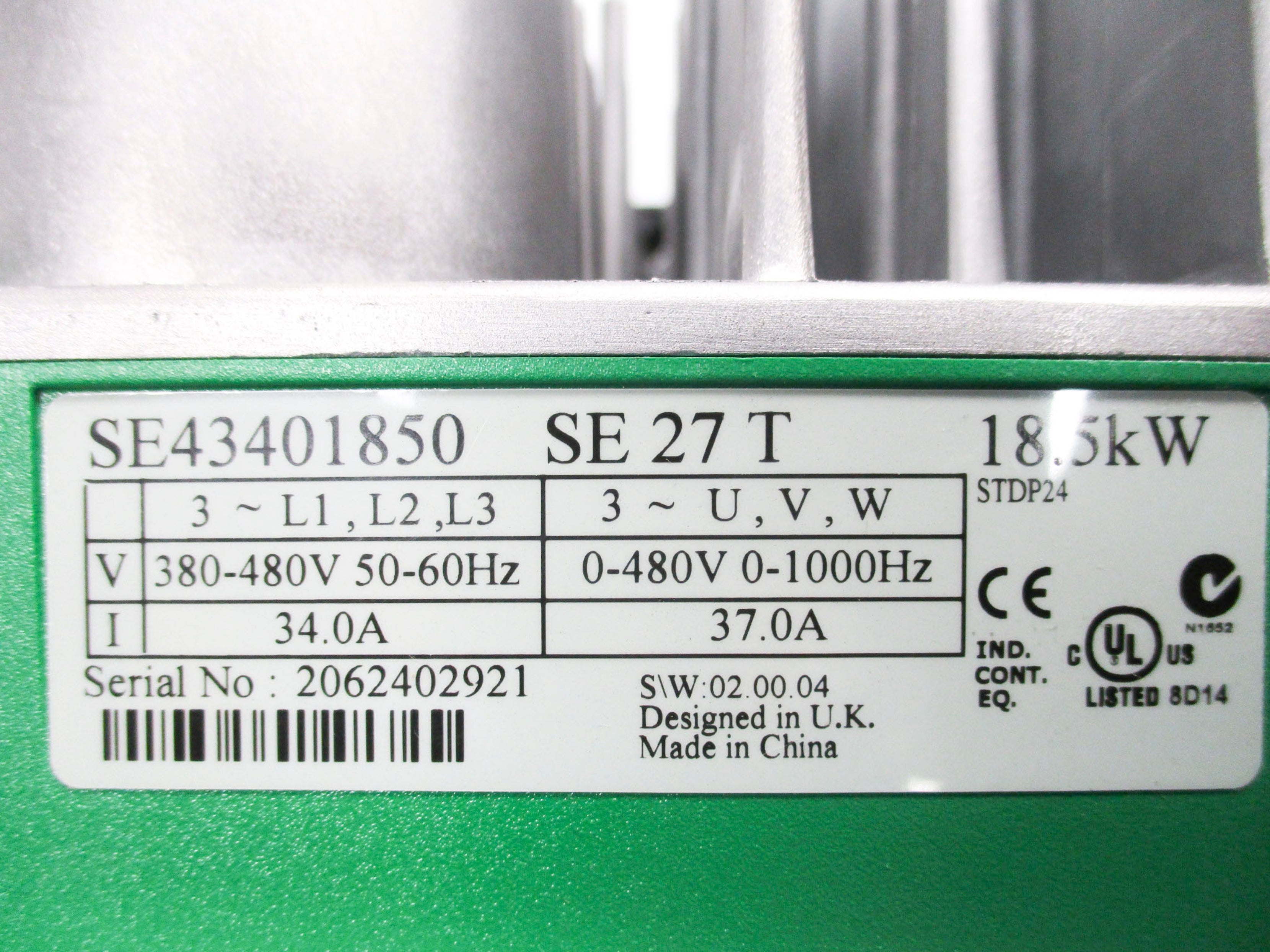 CONTROL TECHNIQUES SE43401850 NSNP