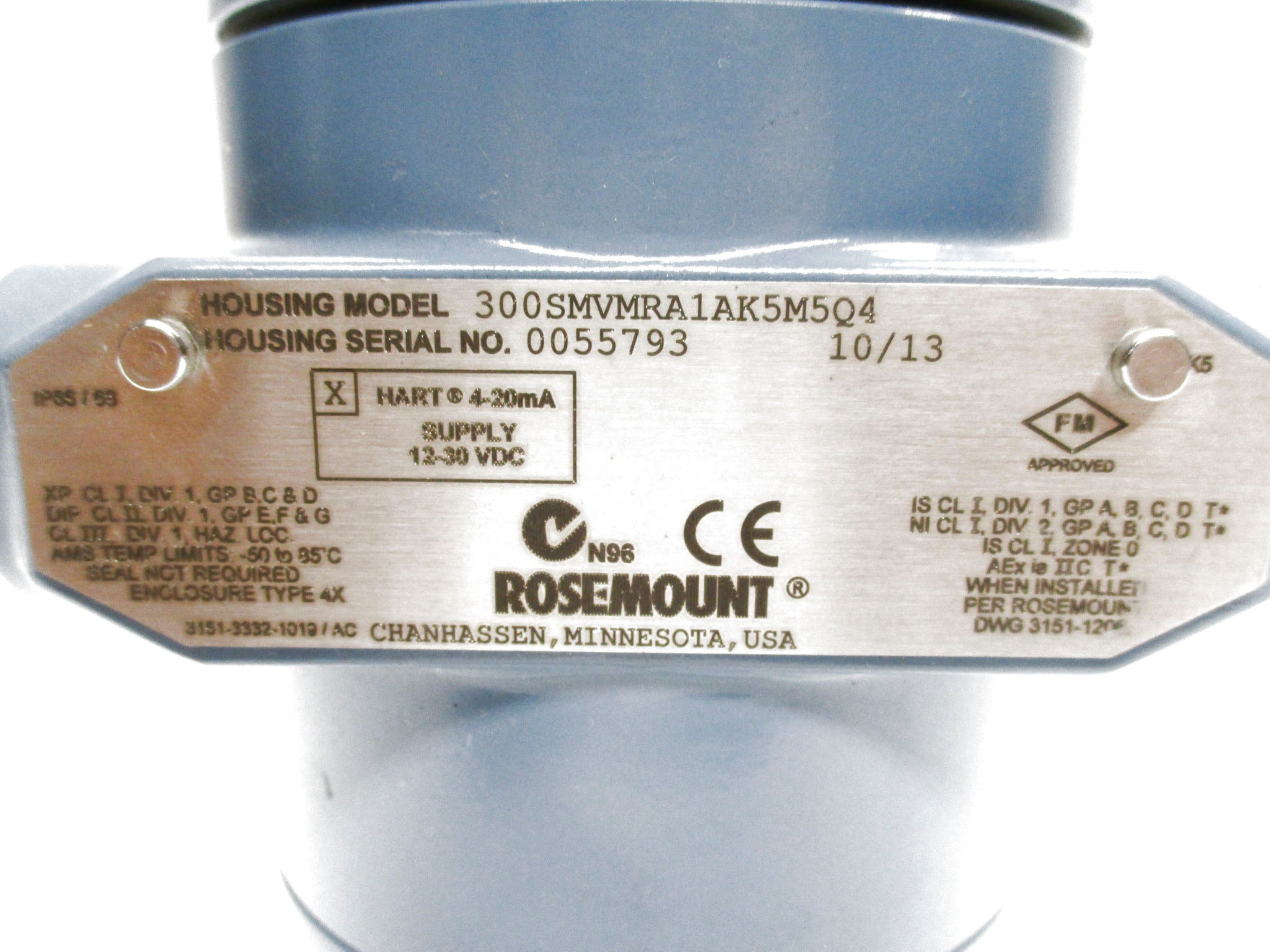 ROSEMOUNT 3051SFA1G060C0HGS2A3K0031KA1A5Q4K5M5VM 2000PSI NSNP
