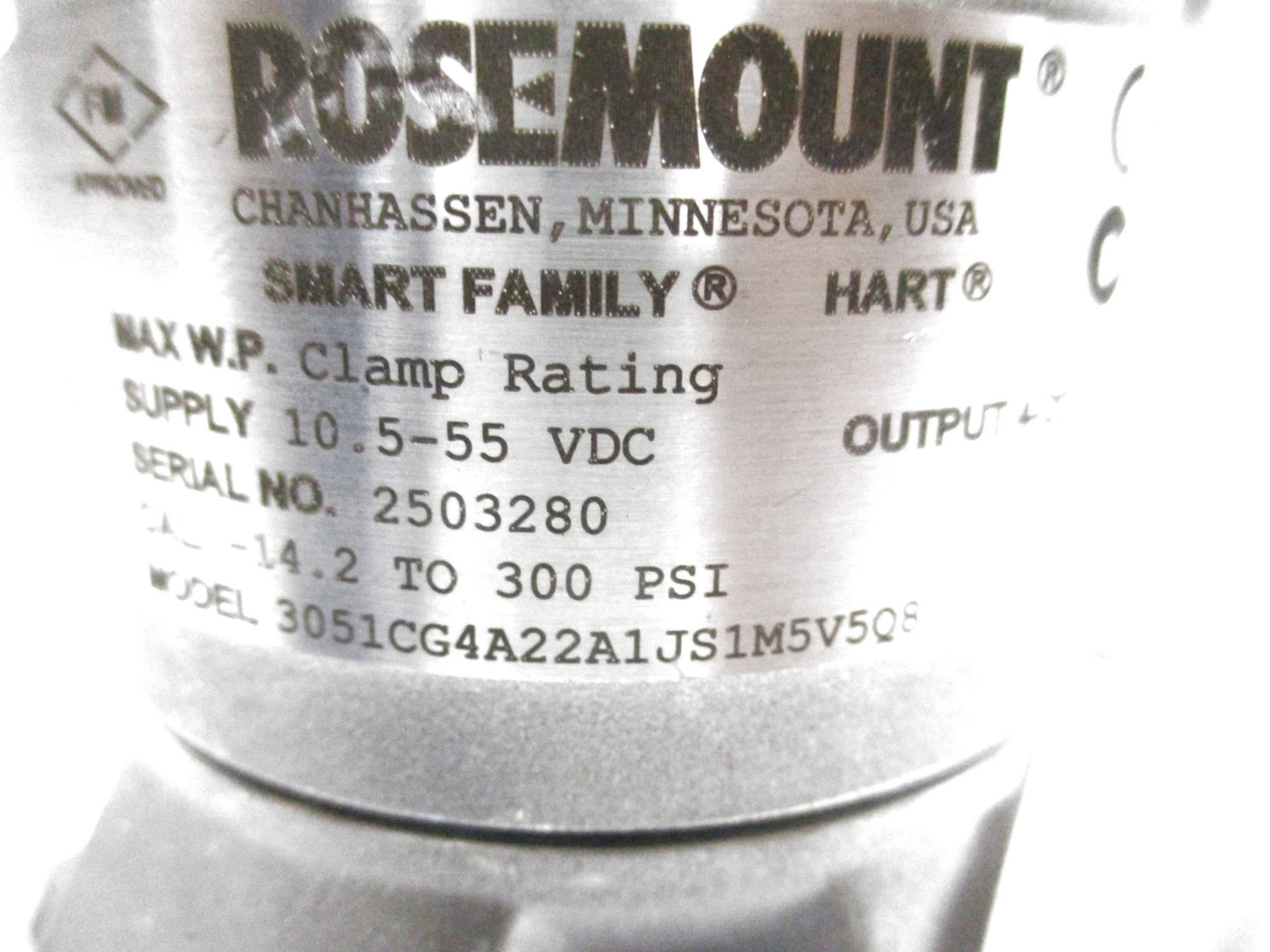 ROSEMOUNT 3051CG4A22A1JS1M5V5Q8 NSNP