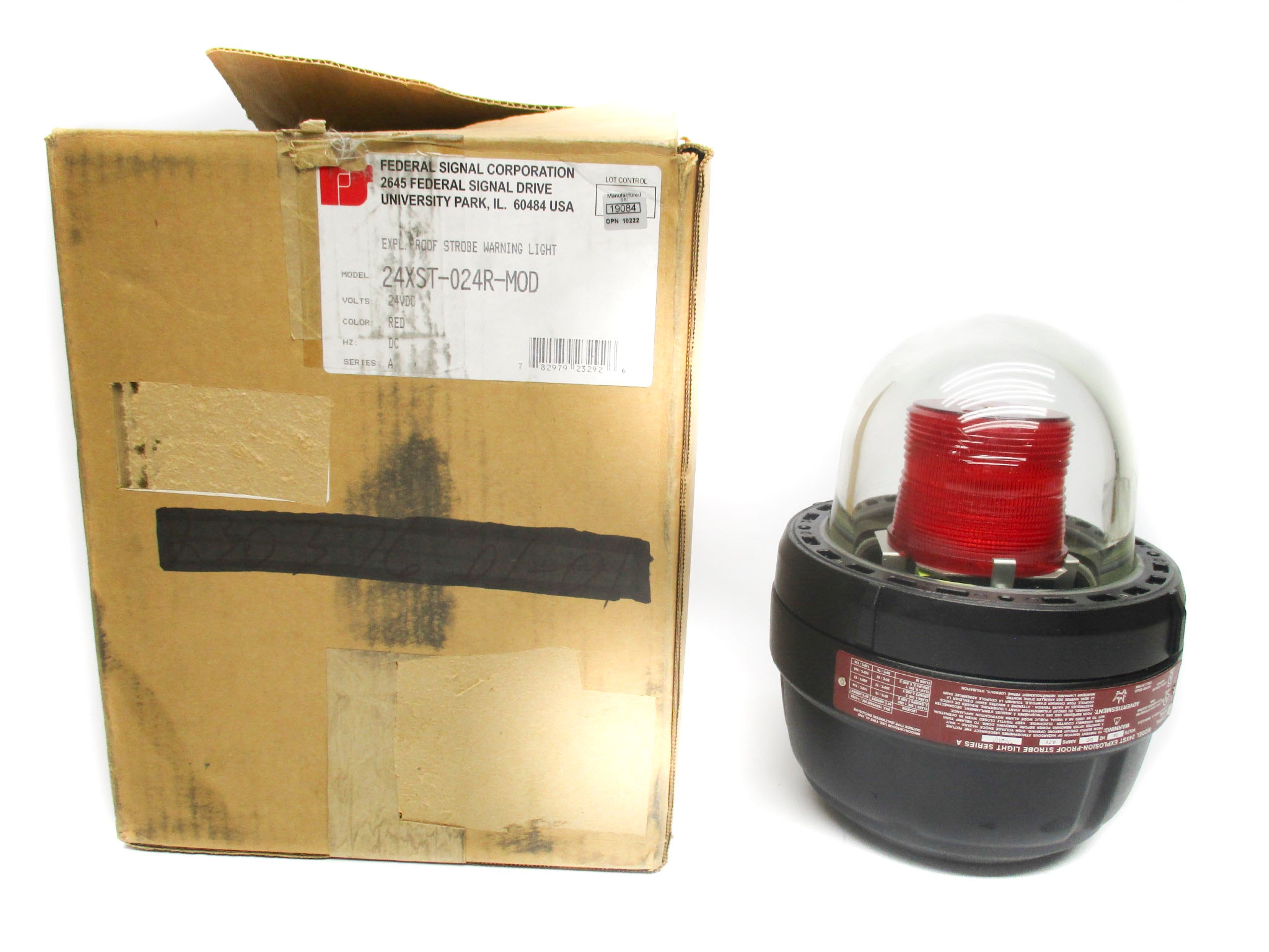 FEDERAL SIGNAL 24XST-024R-MOD SER. A 24VDC NSMP
