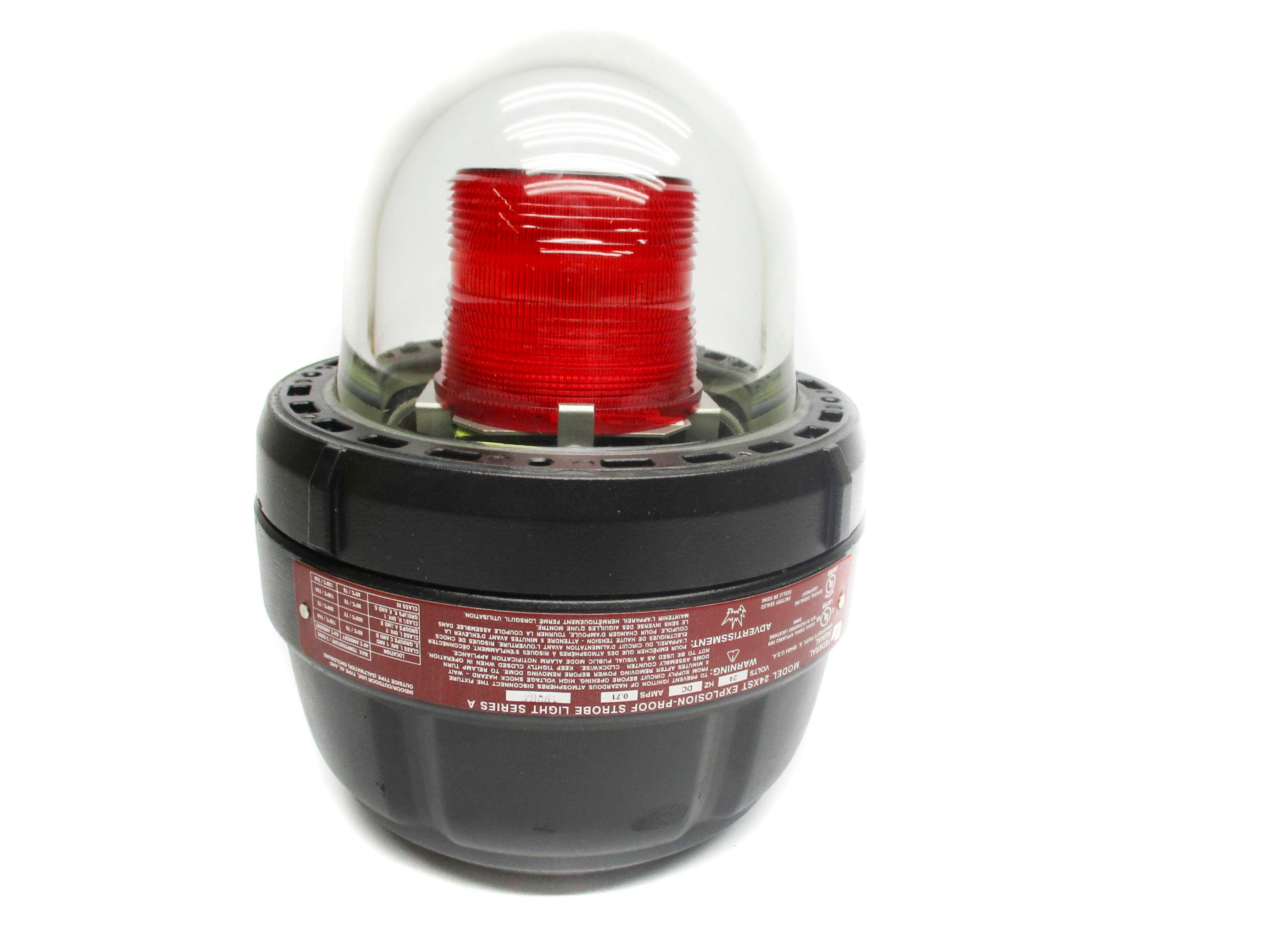 FEDERAL SIGNAL 24XST-024R-MOD SER. A 24VDC NSMP