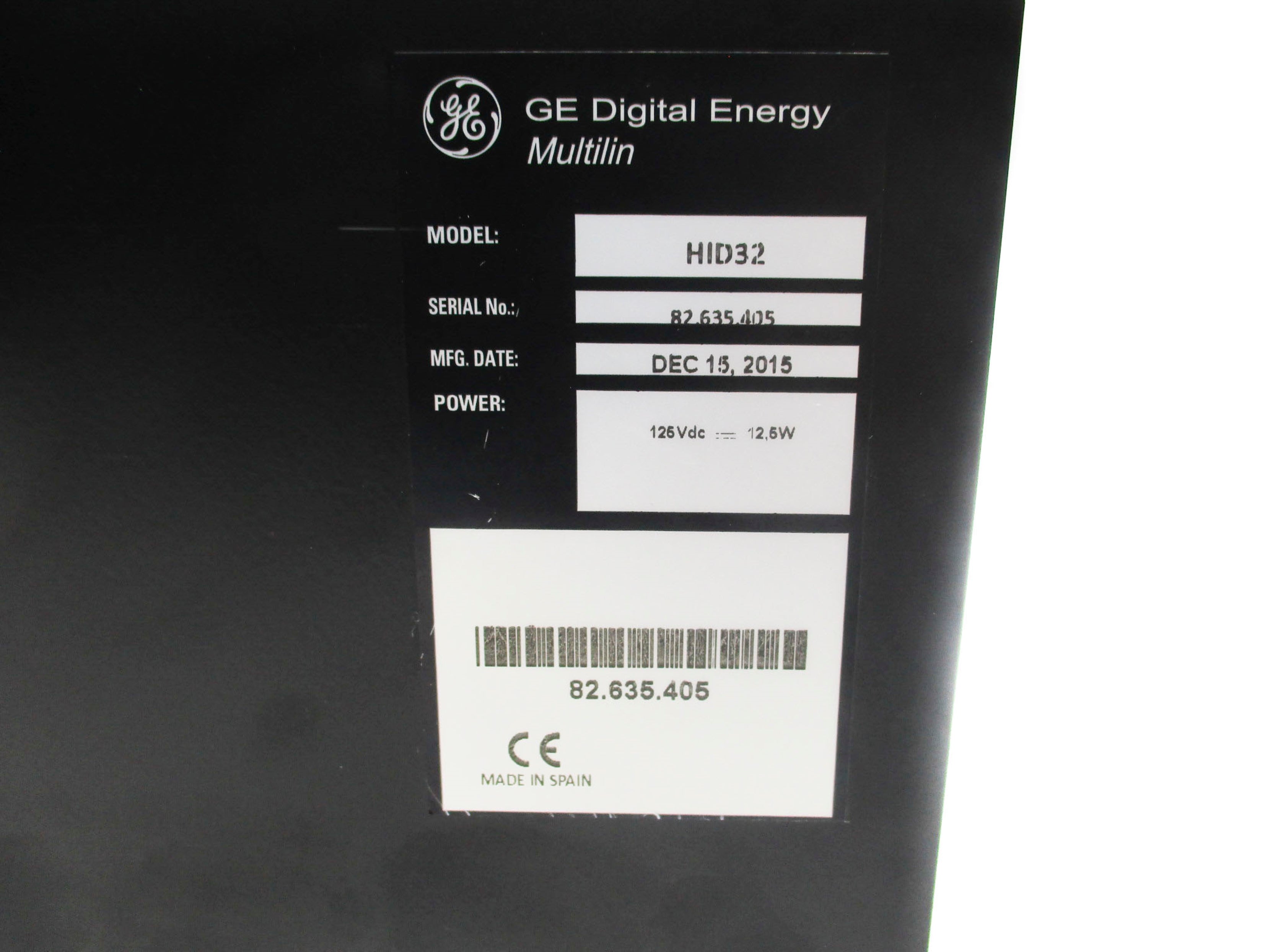 GENERAL ELECTRIC HID32 125VDC NSMP