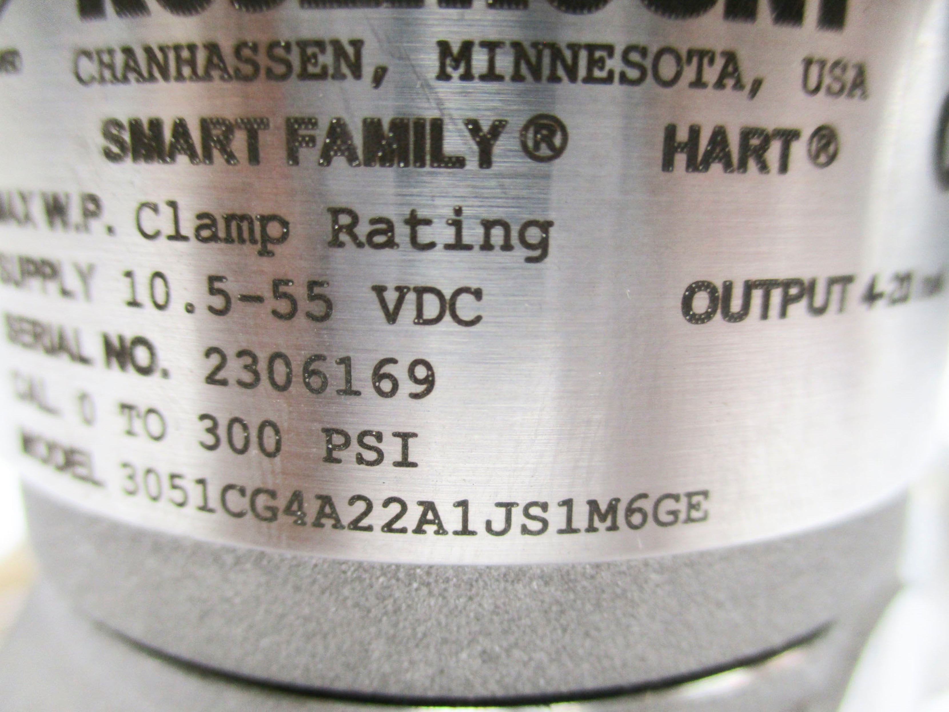 ROSEMOUNT 3051CG4A22A1JS1M6GE (AS PICTURED) NSNP