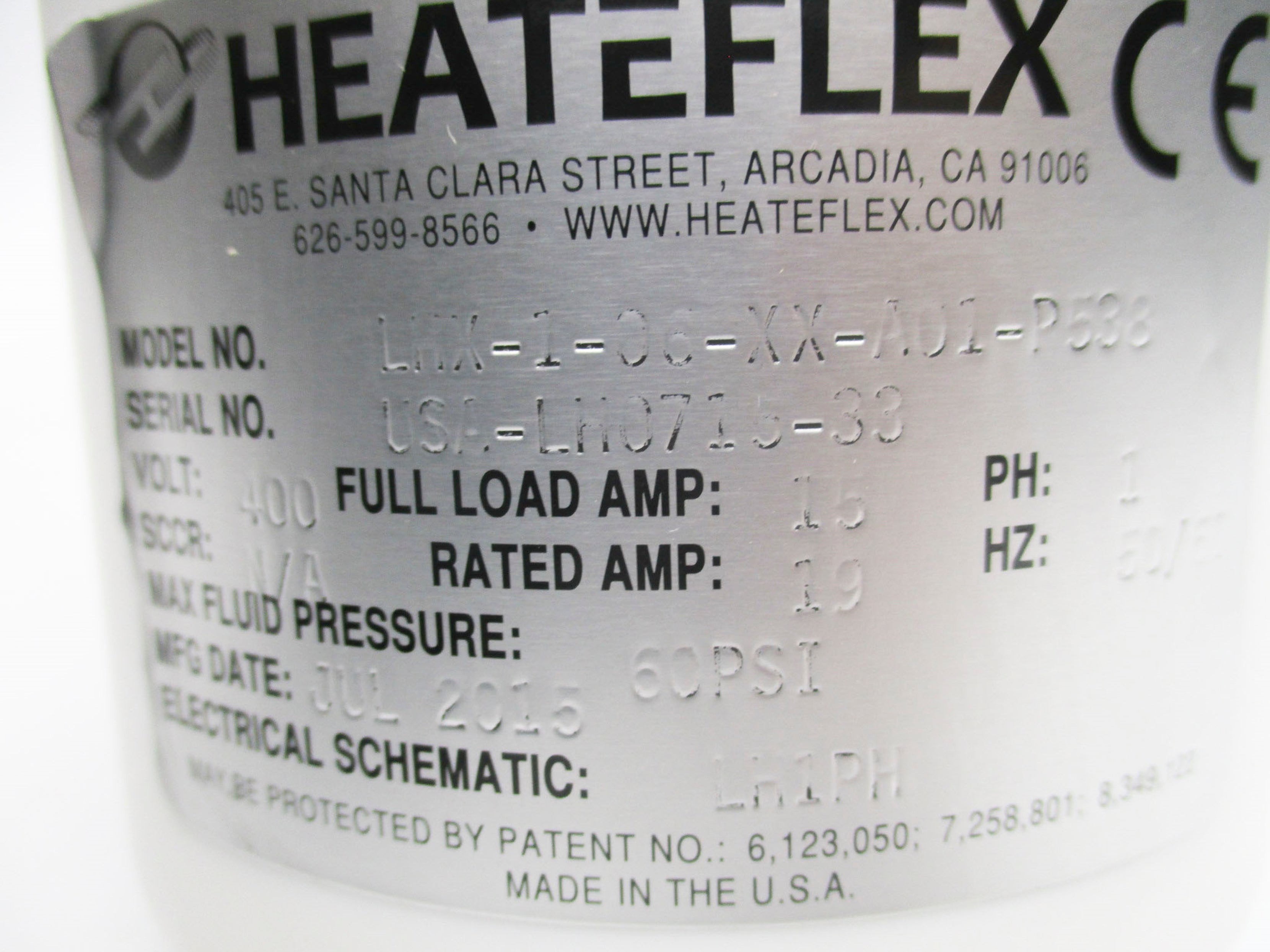 HEATFLEX LHX-1-06-XX-A01-P538 NSNP