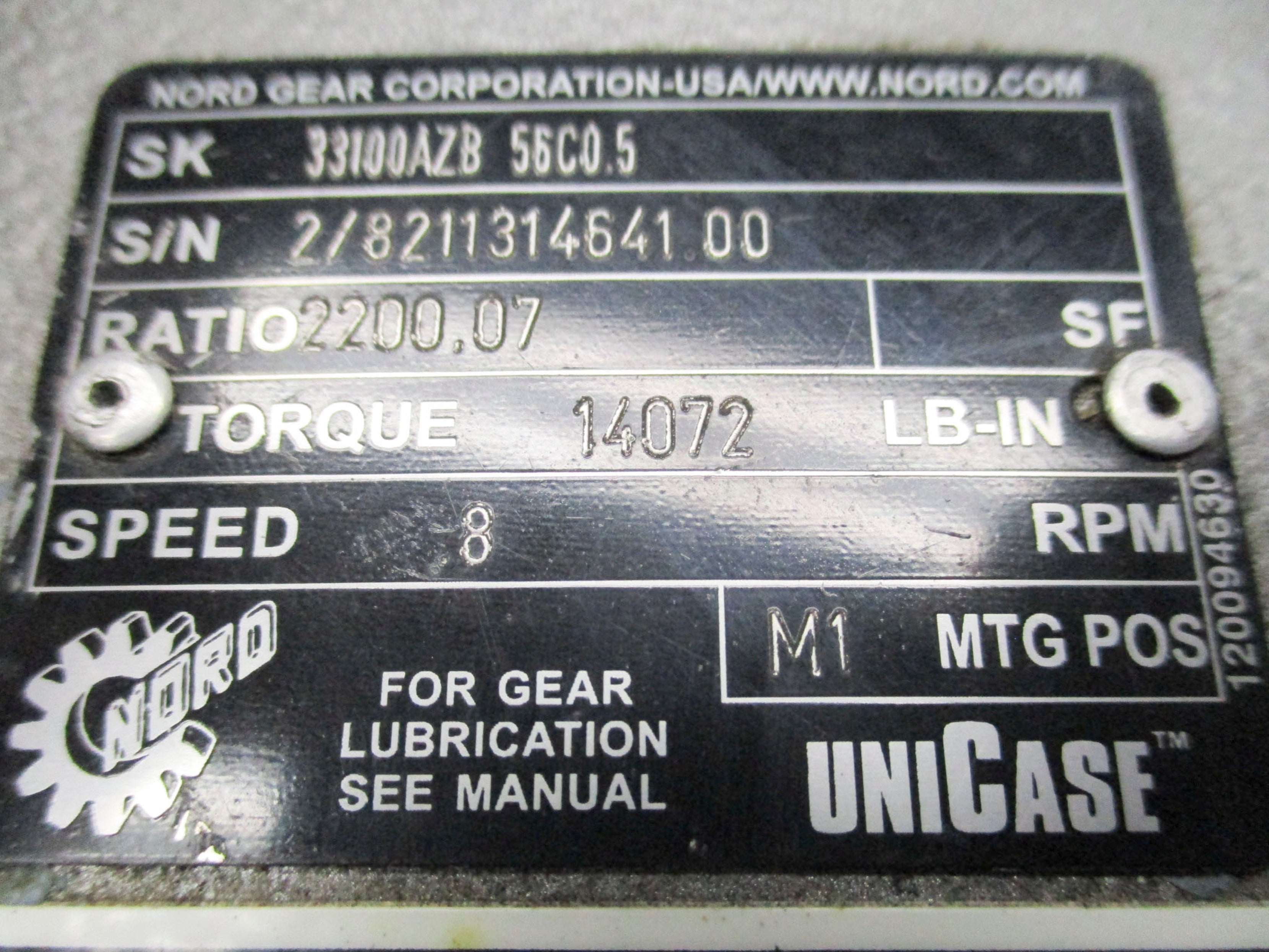 NORD 33100AZB56C0.5 NSNP