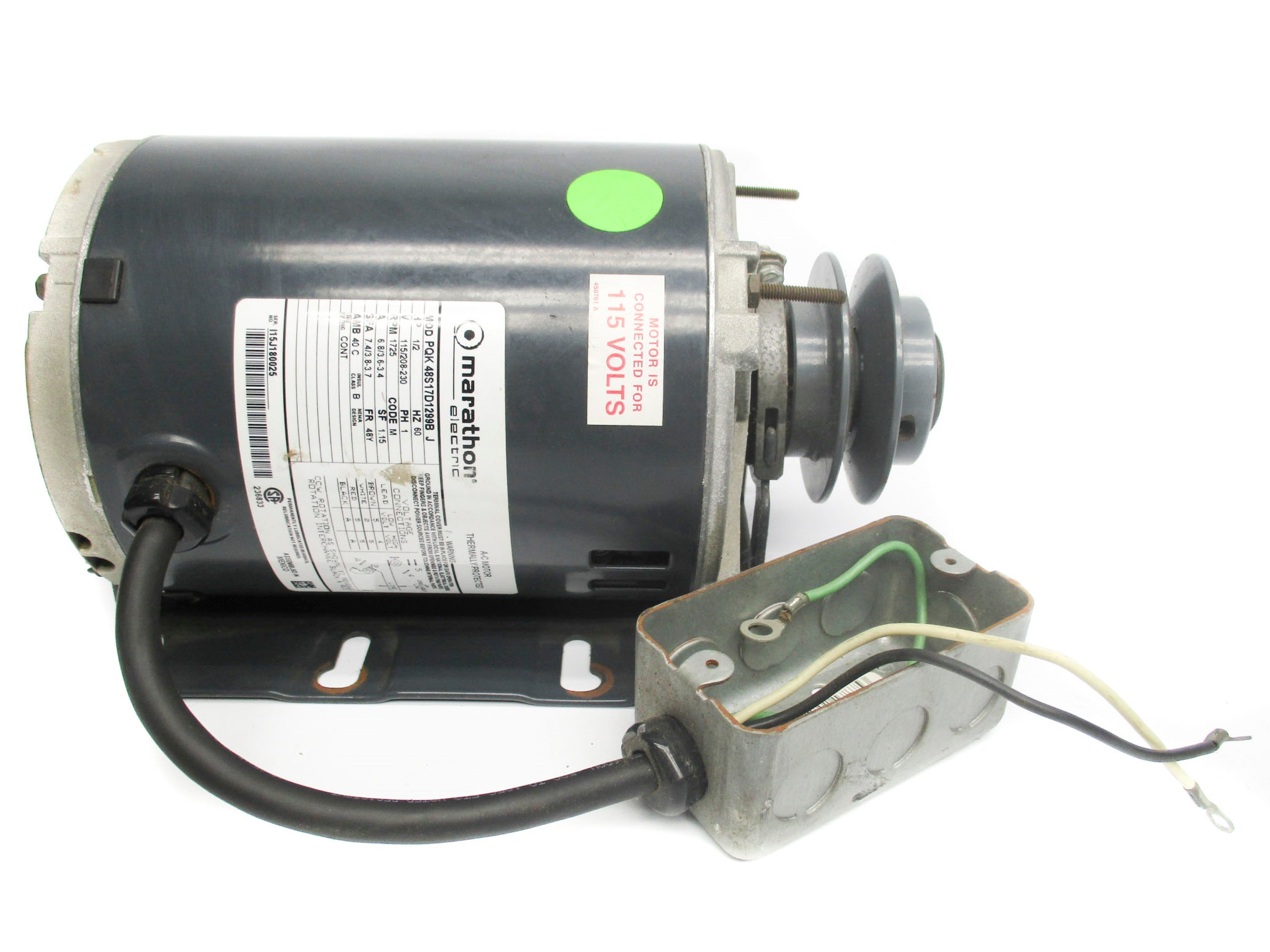 MARATHON ELECTRIC PQK48S17D1299BJ (AS PICTURED) UNMP