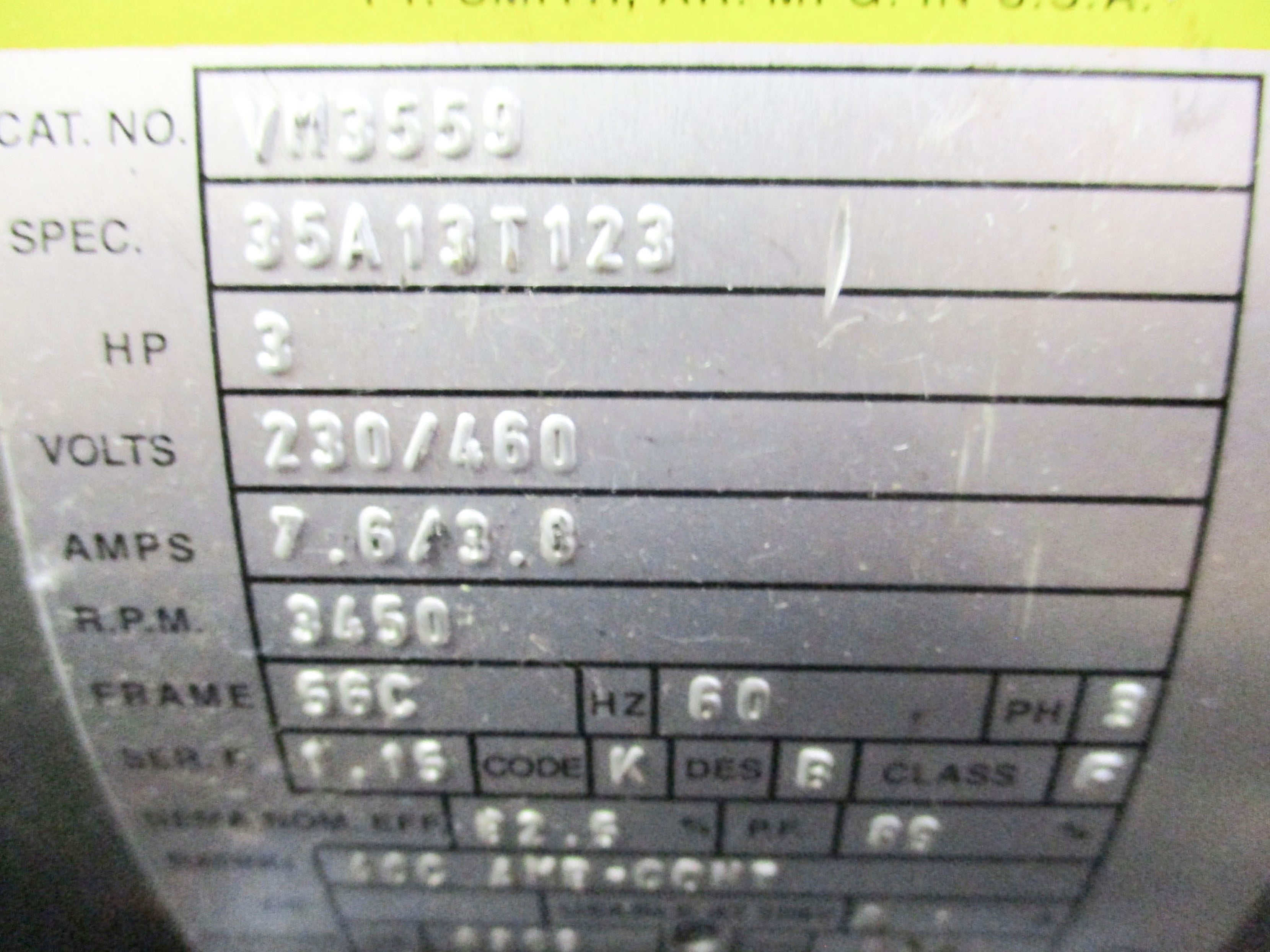 BALDOR VM3559 UNMP