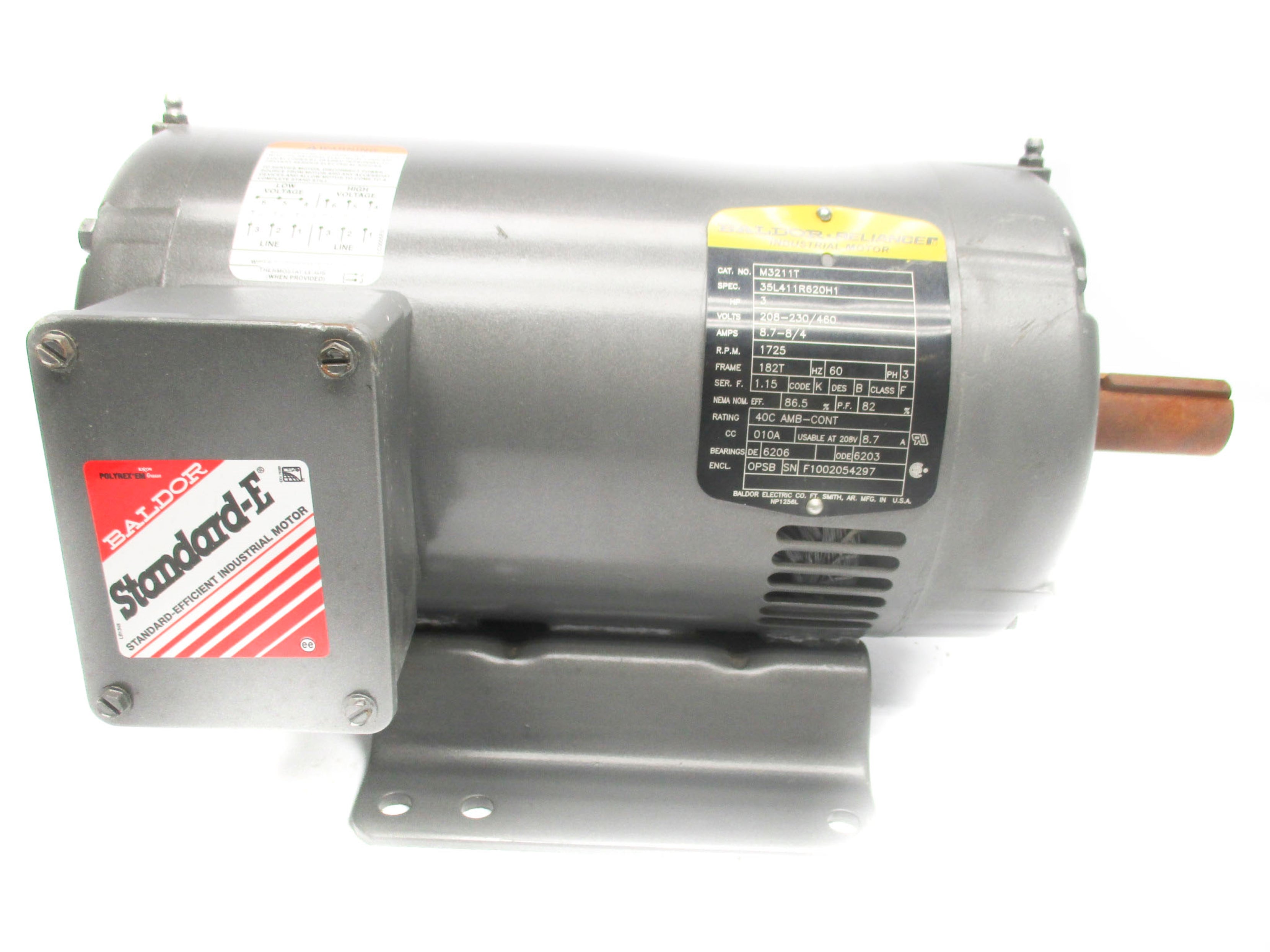 BALDOR M3211T (AS PICTURED) NSNP