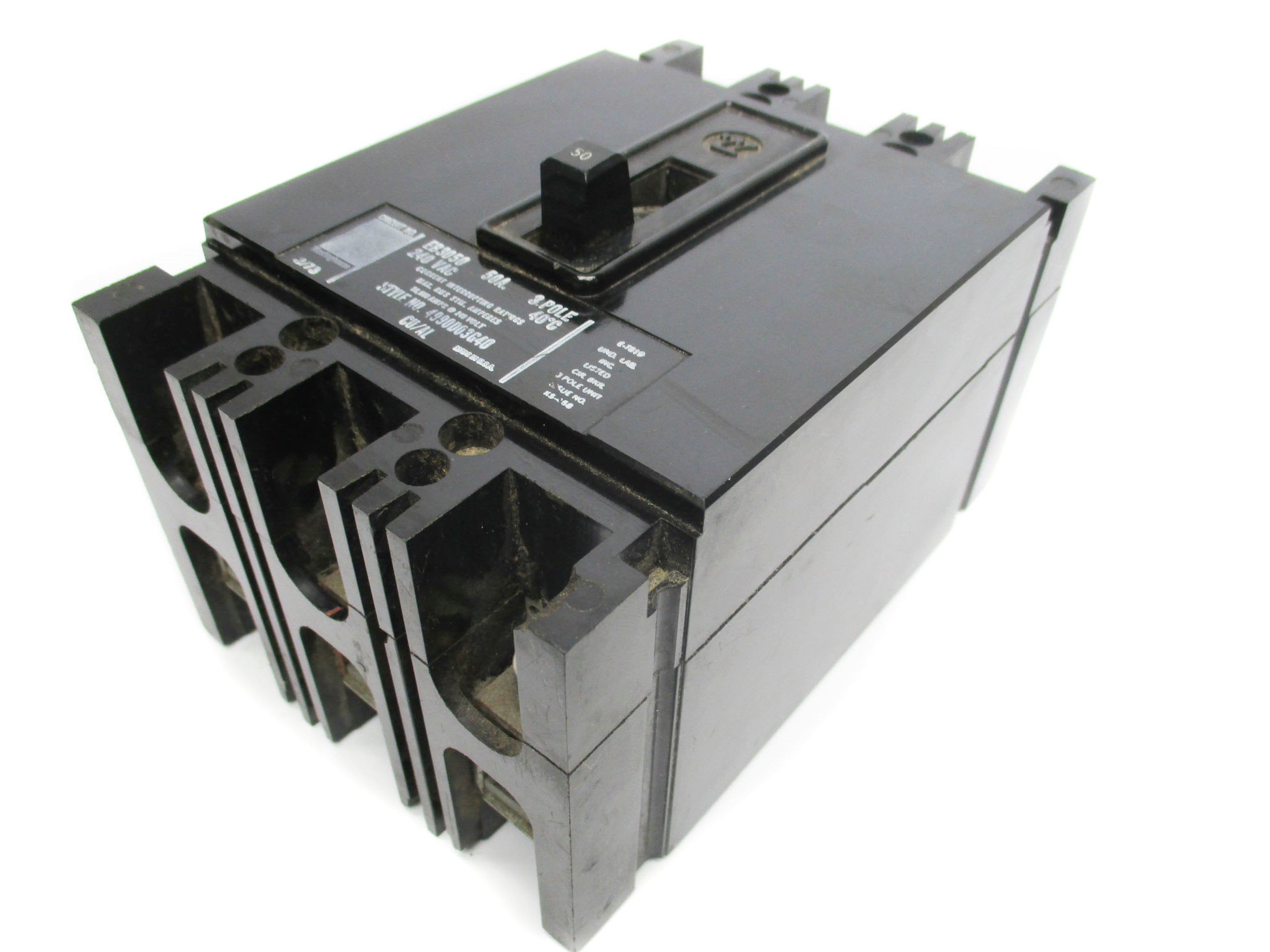 WESTINGHOUSE EB3050 50A 240VAC UNMP