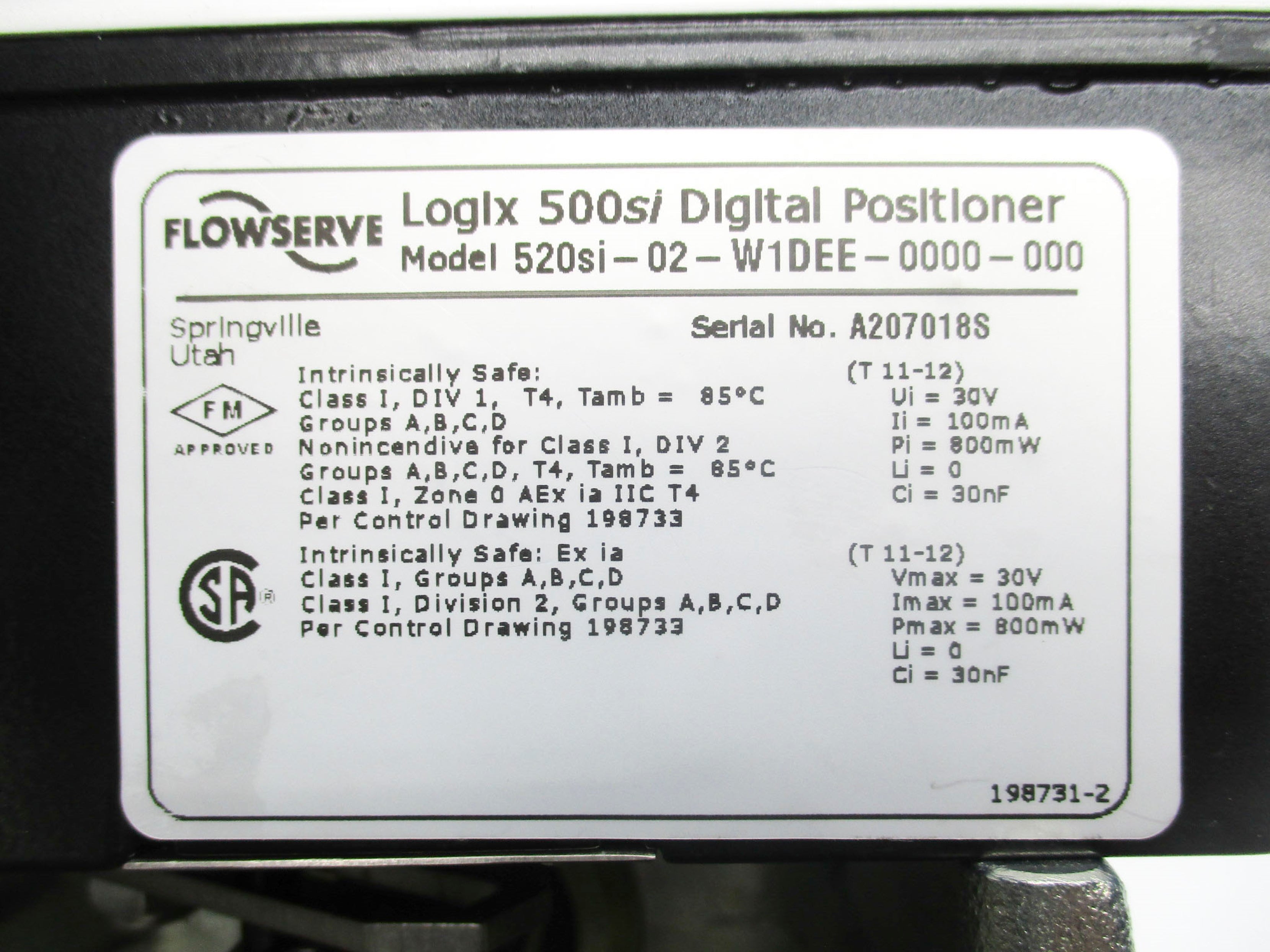 FLOWSERVE 520SI-02-W1DEE-0000-000 NSNP