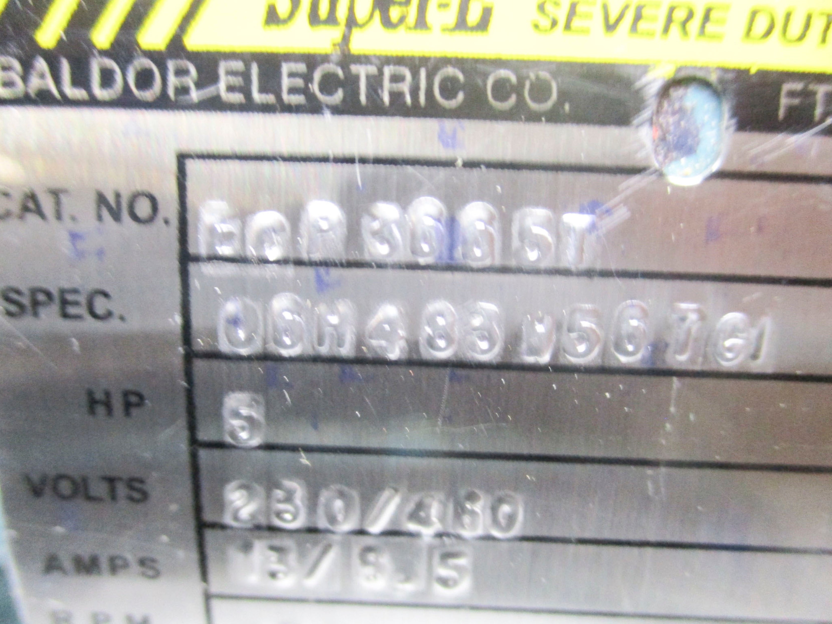 BALDOR ECP3665T NSNP