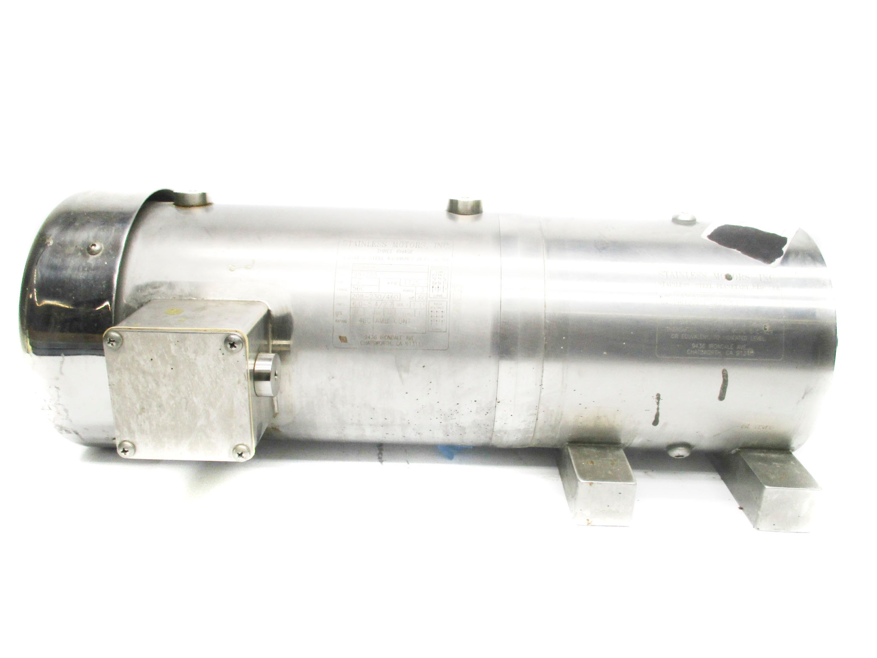 STAINLESS MOTOR E2A4BG (AS PICTURED) UNMP