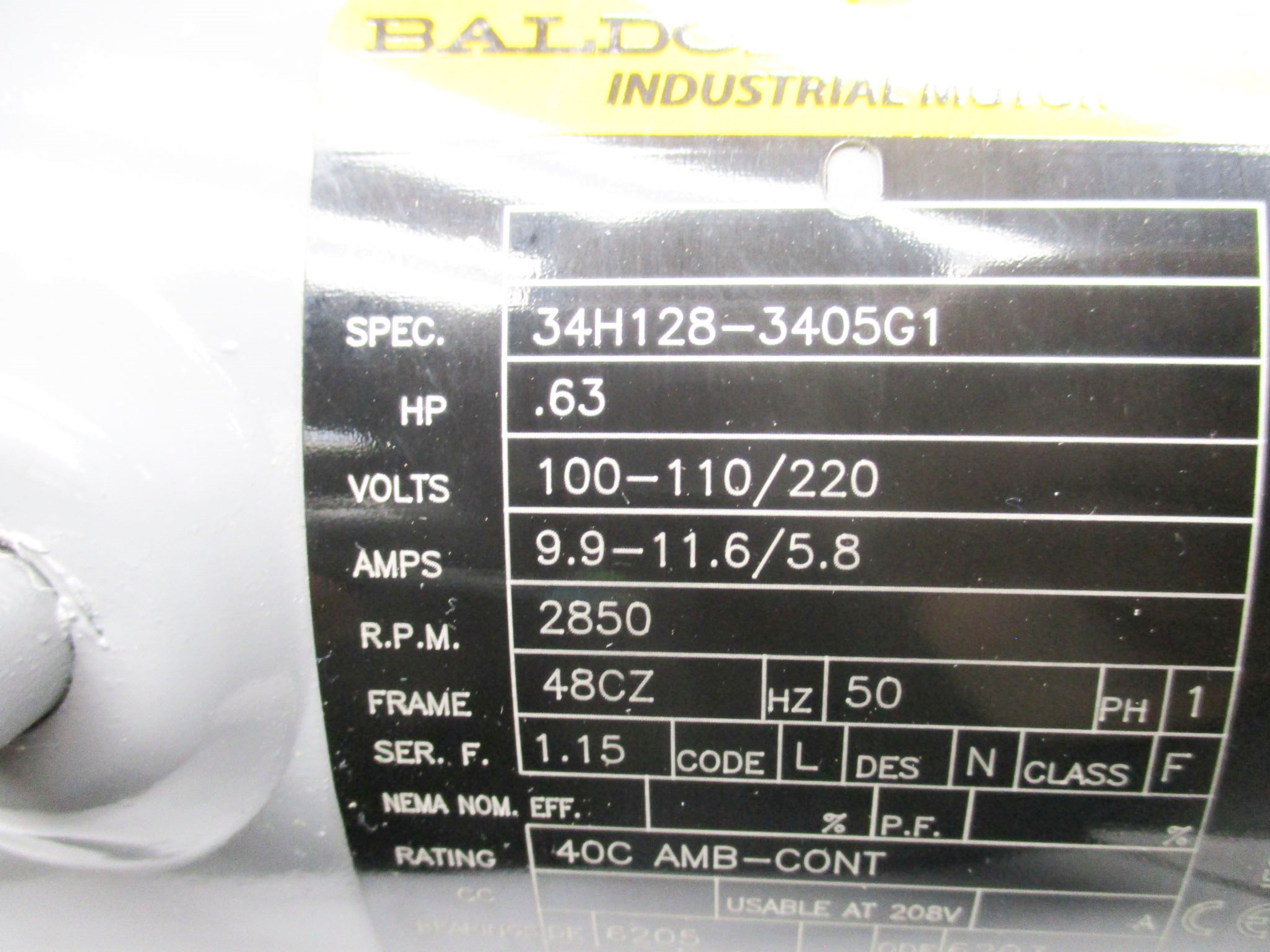BALDOR VB004SB-001 (AS PICTURED) NSNP
