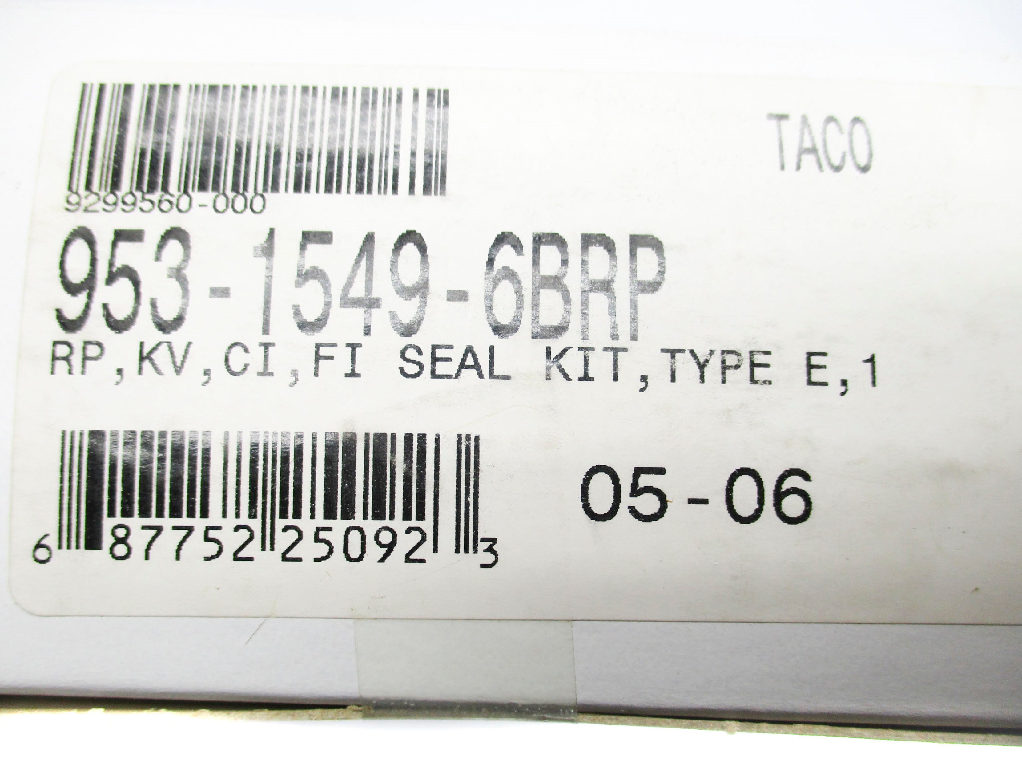 TACO 953-1549-6BRP NSMP