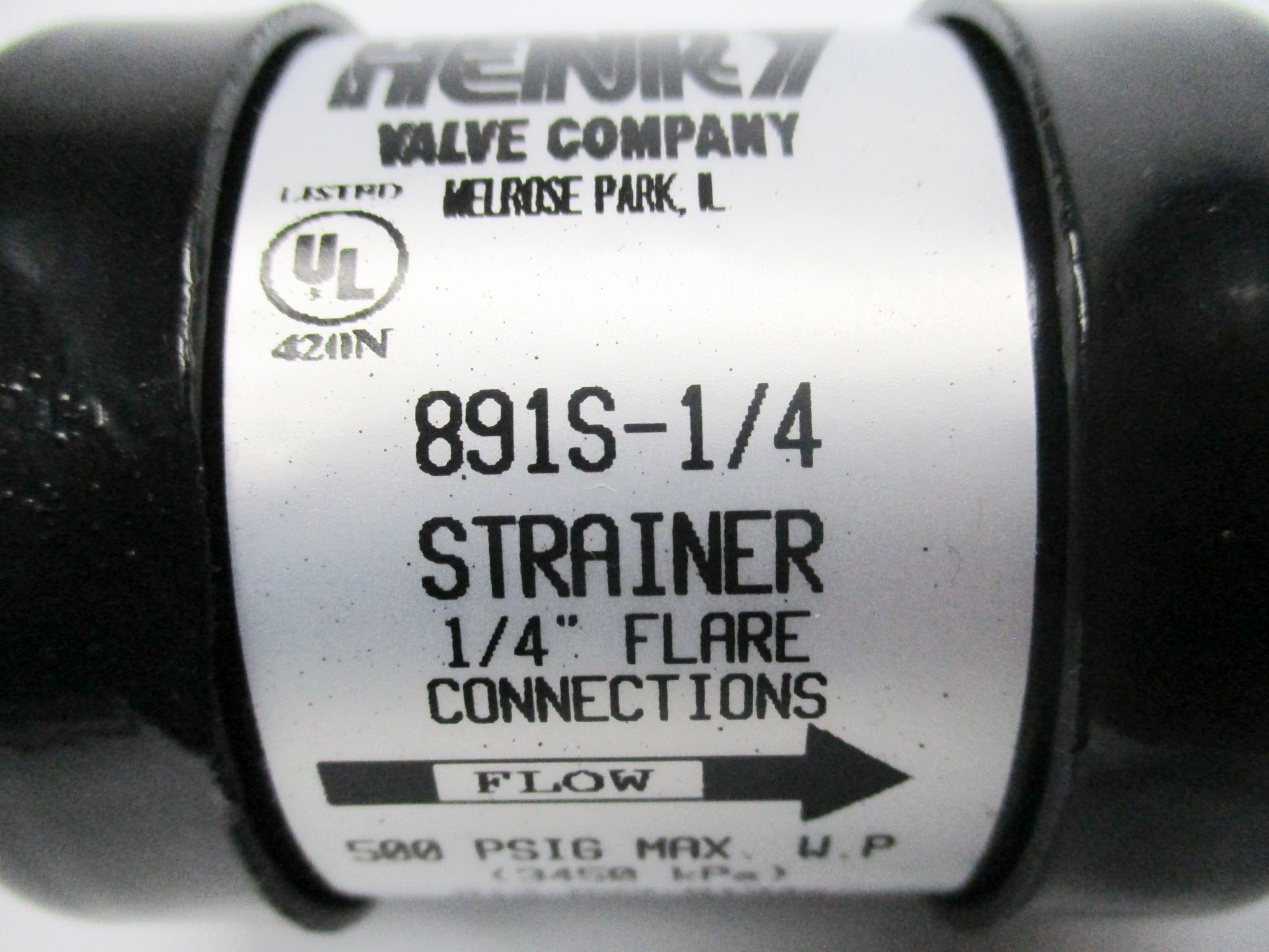 HENRY VALVE COMPANY 891S-1/4 NSNP
