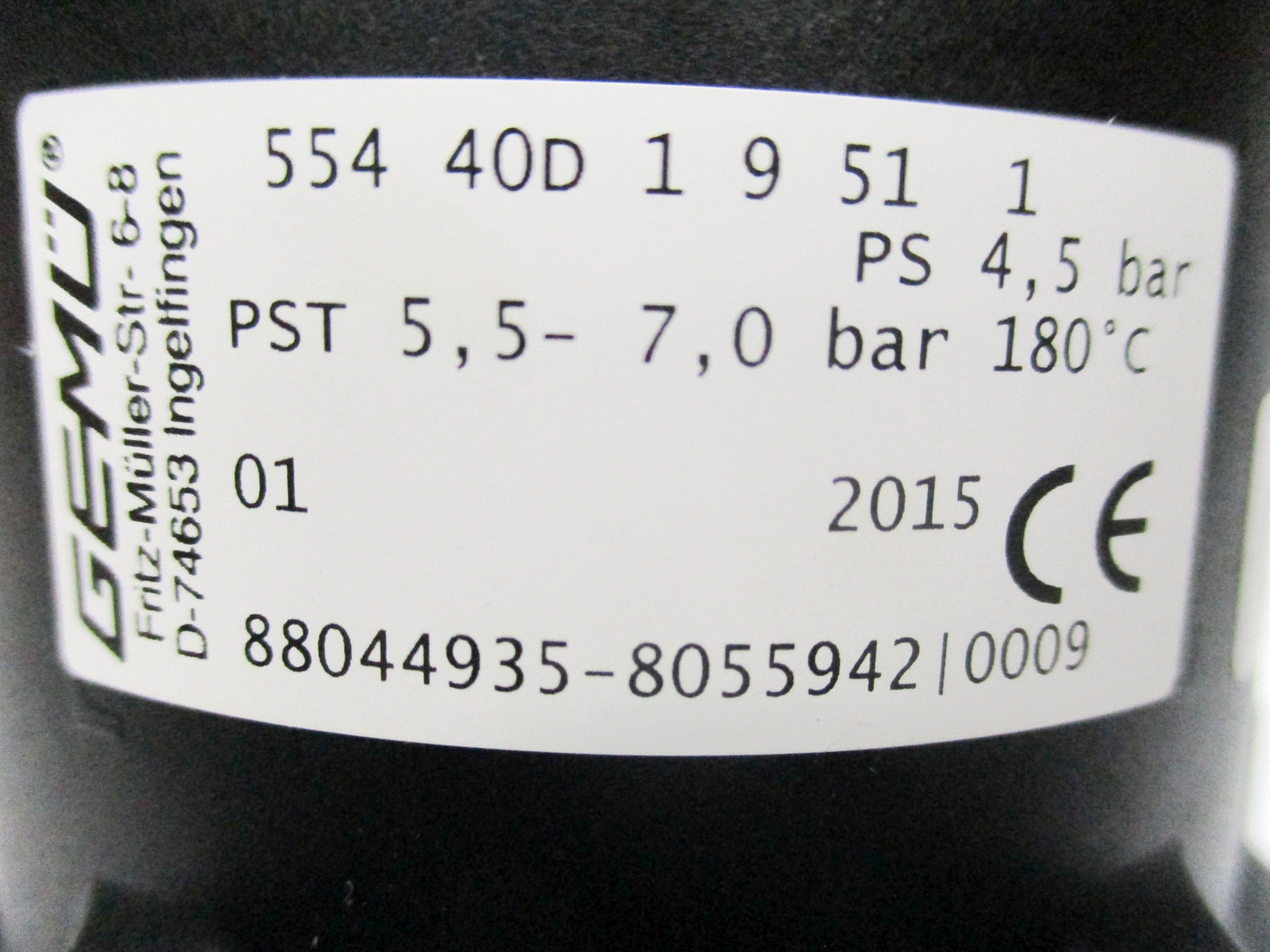 GEMU 55440D19511 NSNP